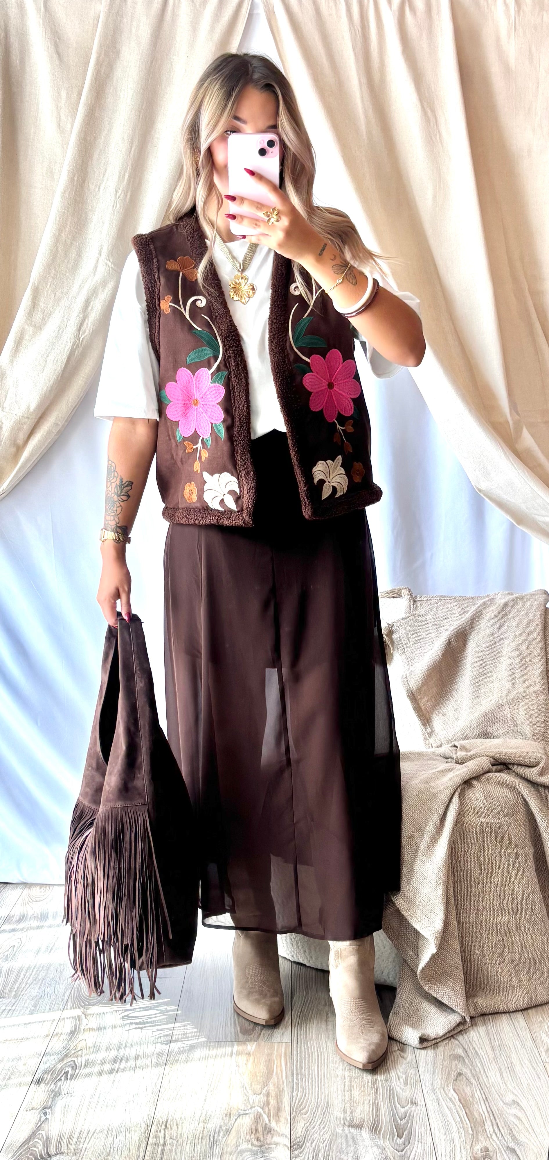 Gilet Brodé
