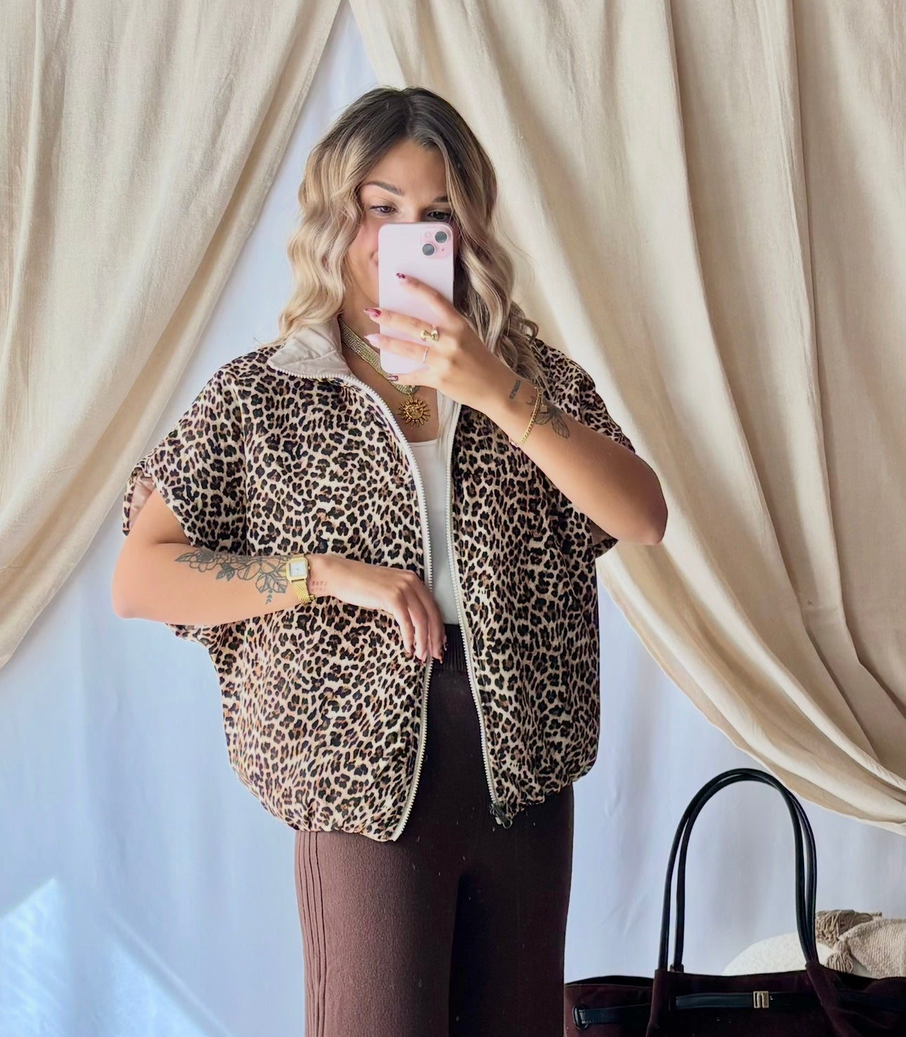 Veste RÉVERSIBLE Beige