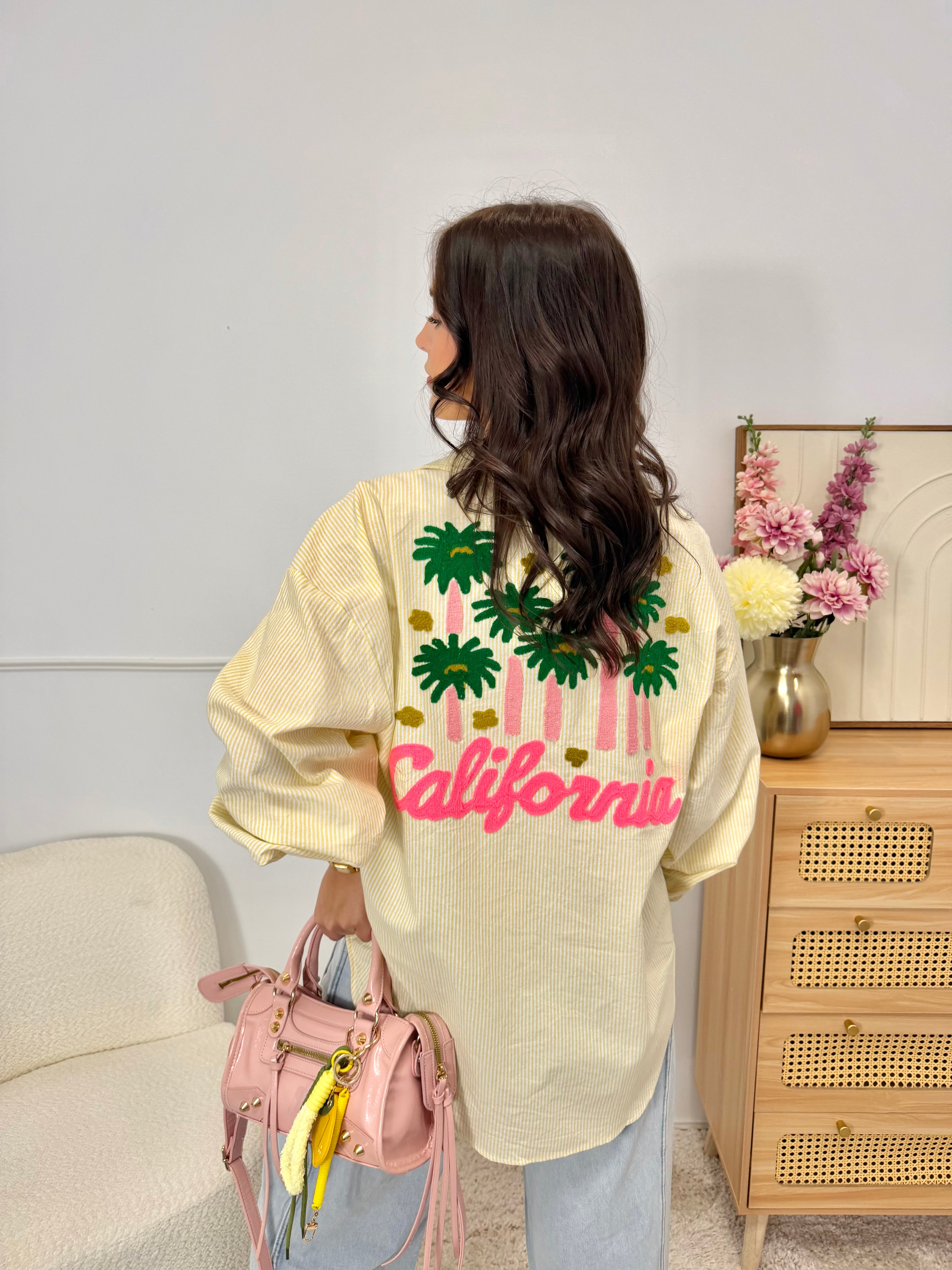 Chemise "CALIFORNIA" Jaune