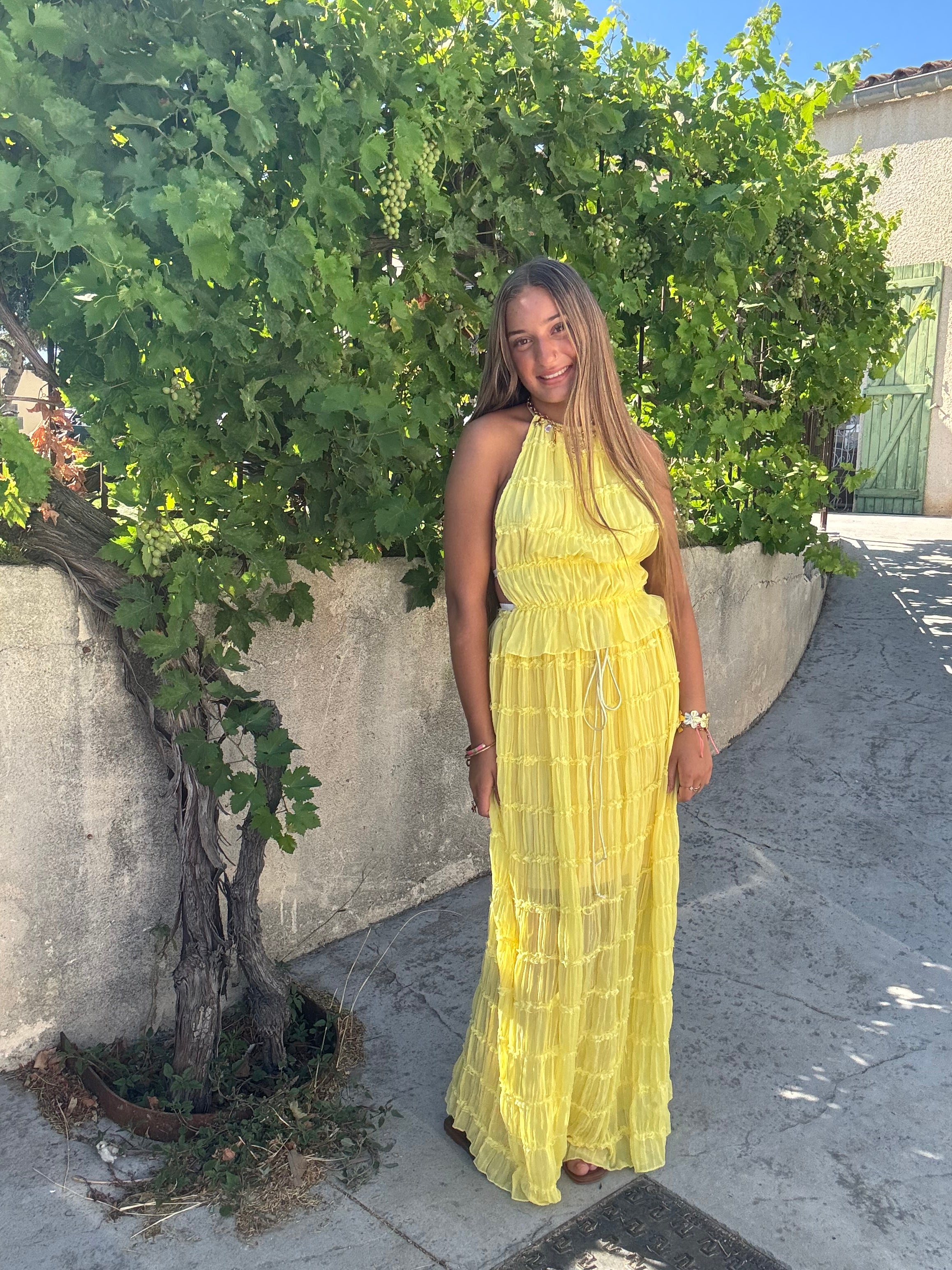 Ensemble Froufrou Jaune