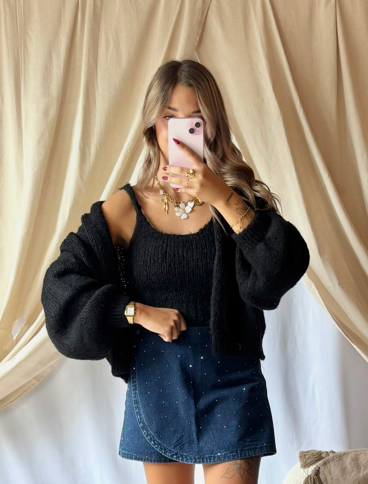 Gilet & Top Noir