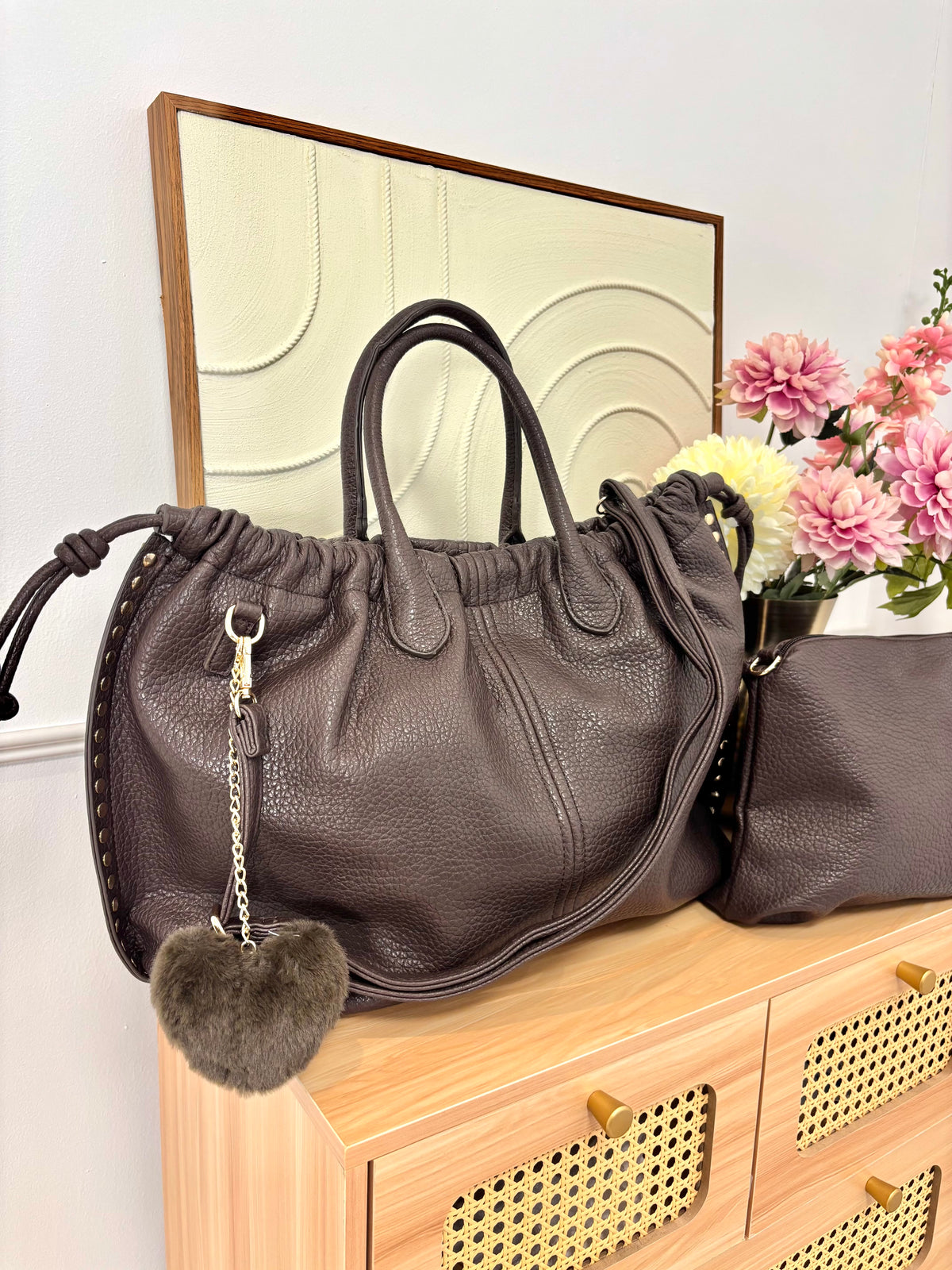 Sac Grigri Clouté Choco
