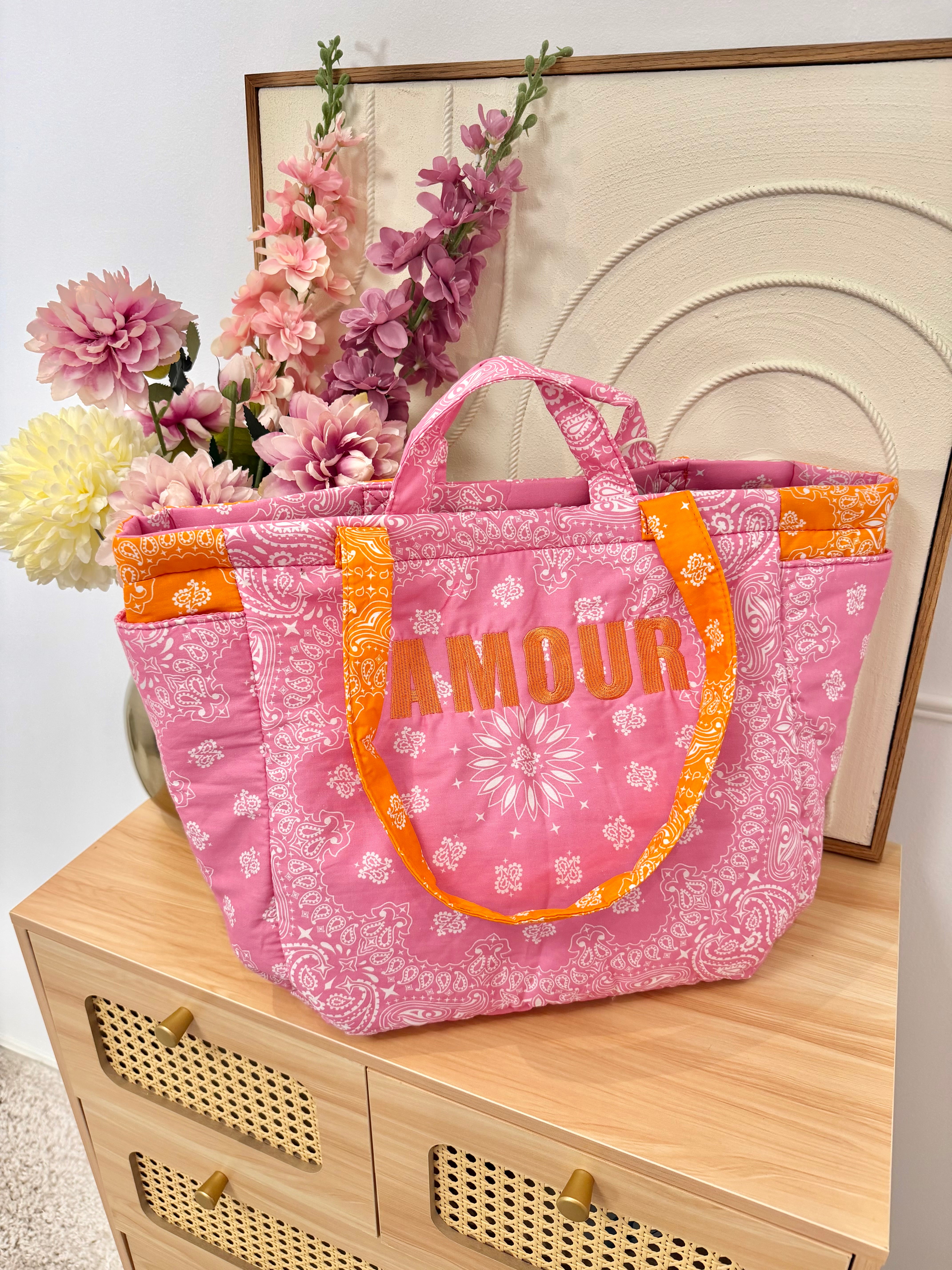 Sac Mandalas Rose&Orange