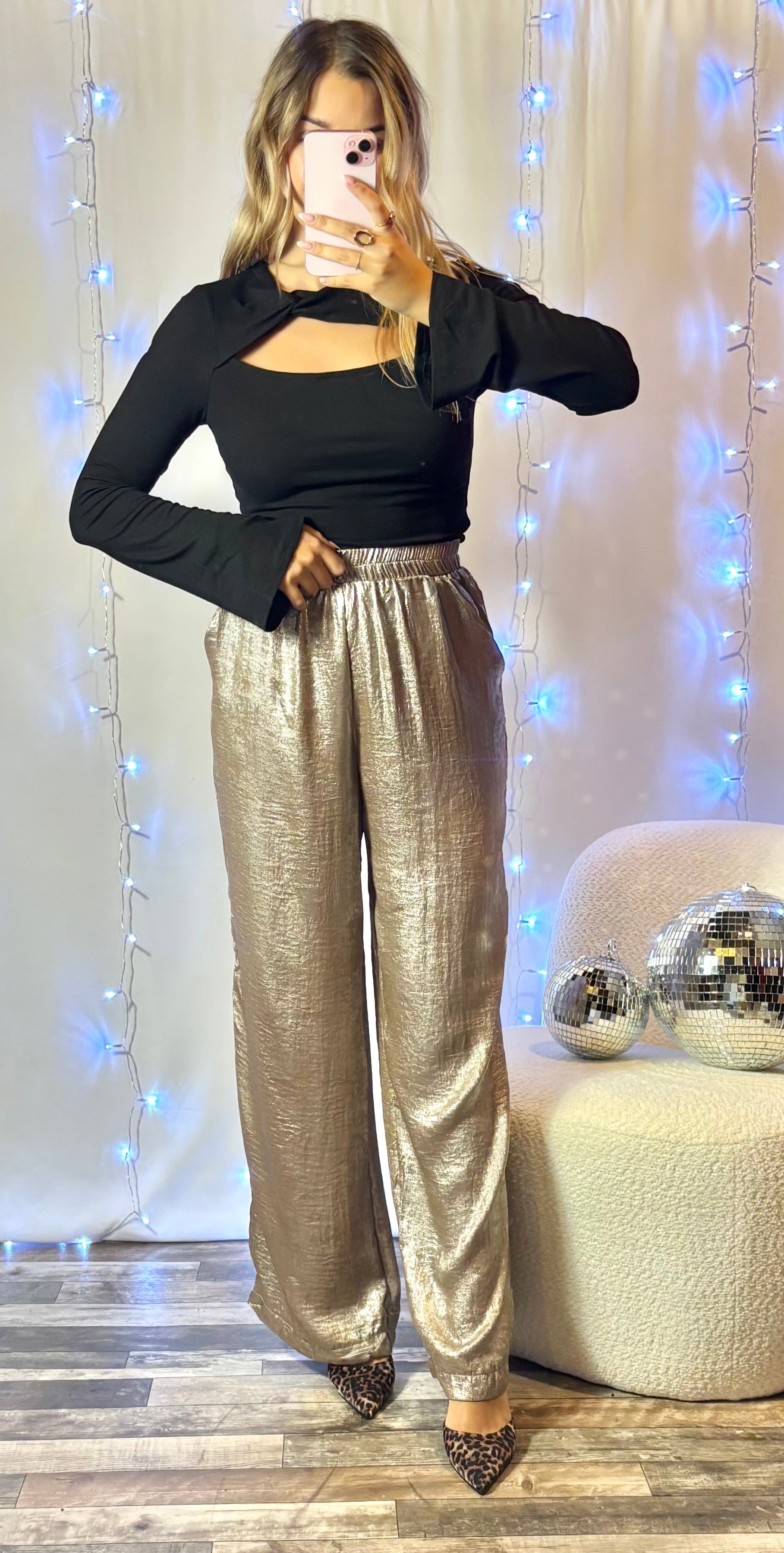 Top Manches Longue Noir