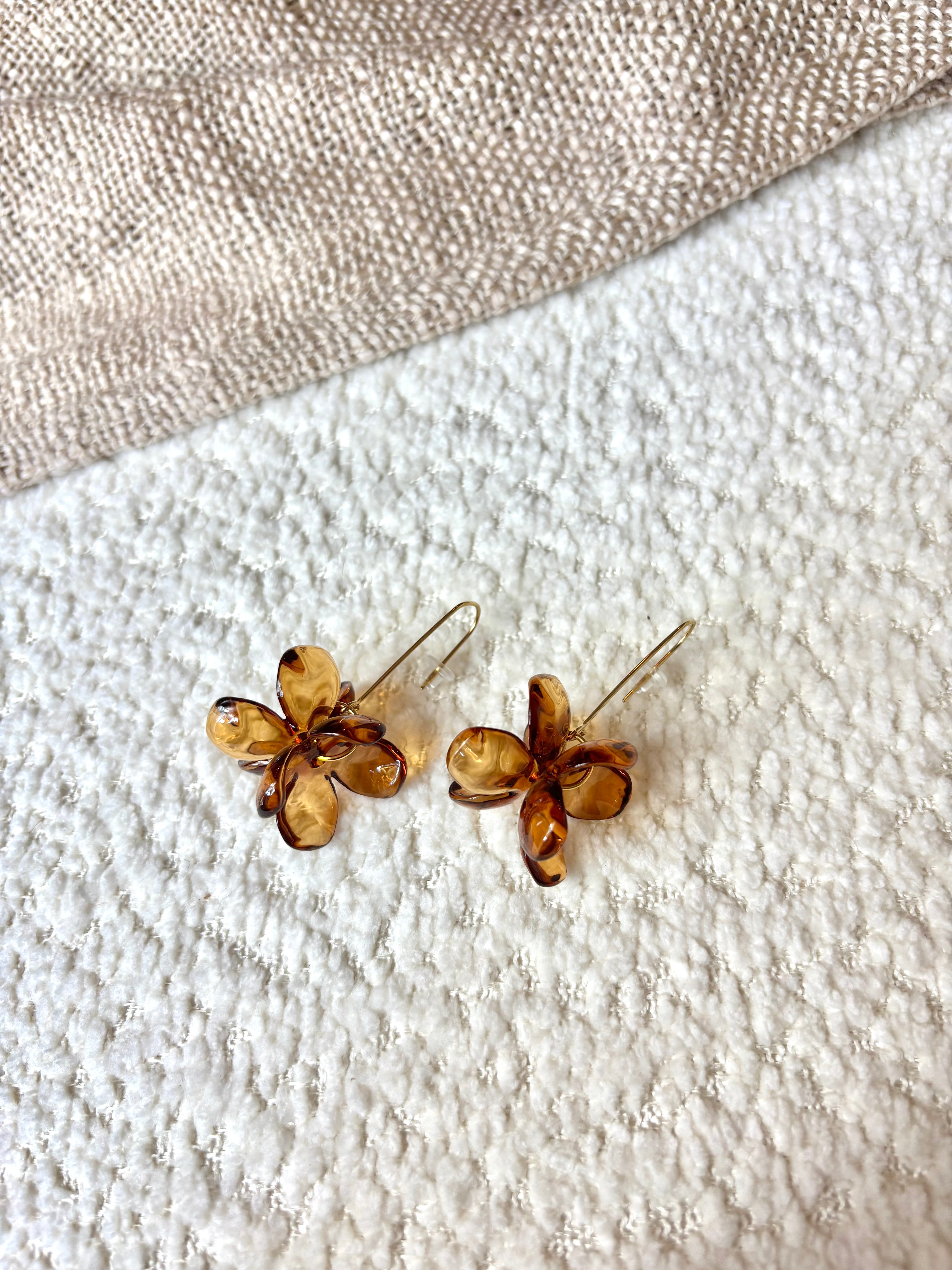 Boucles d’oreilles Fleur