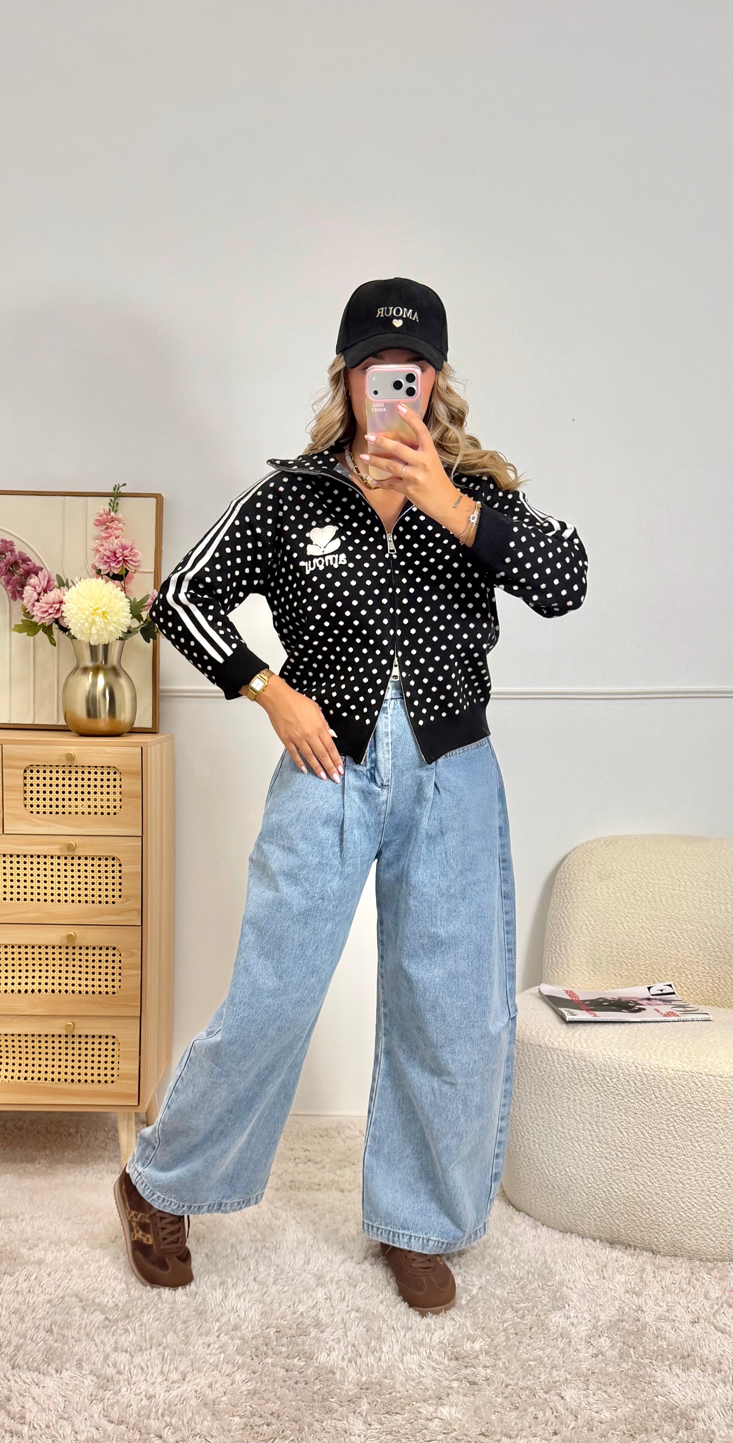 Veste AMOUR noire