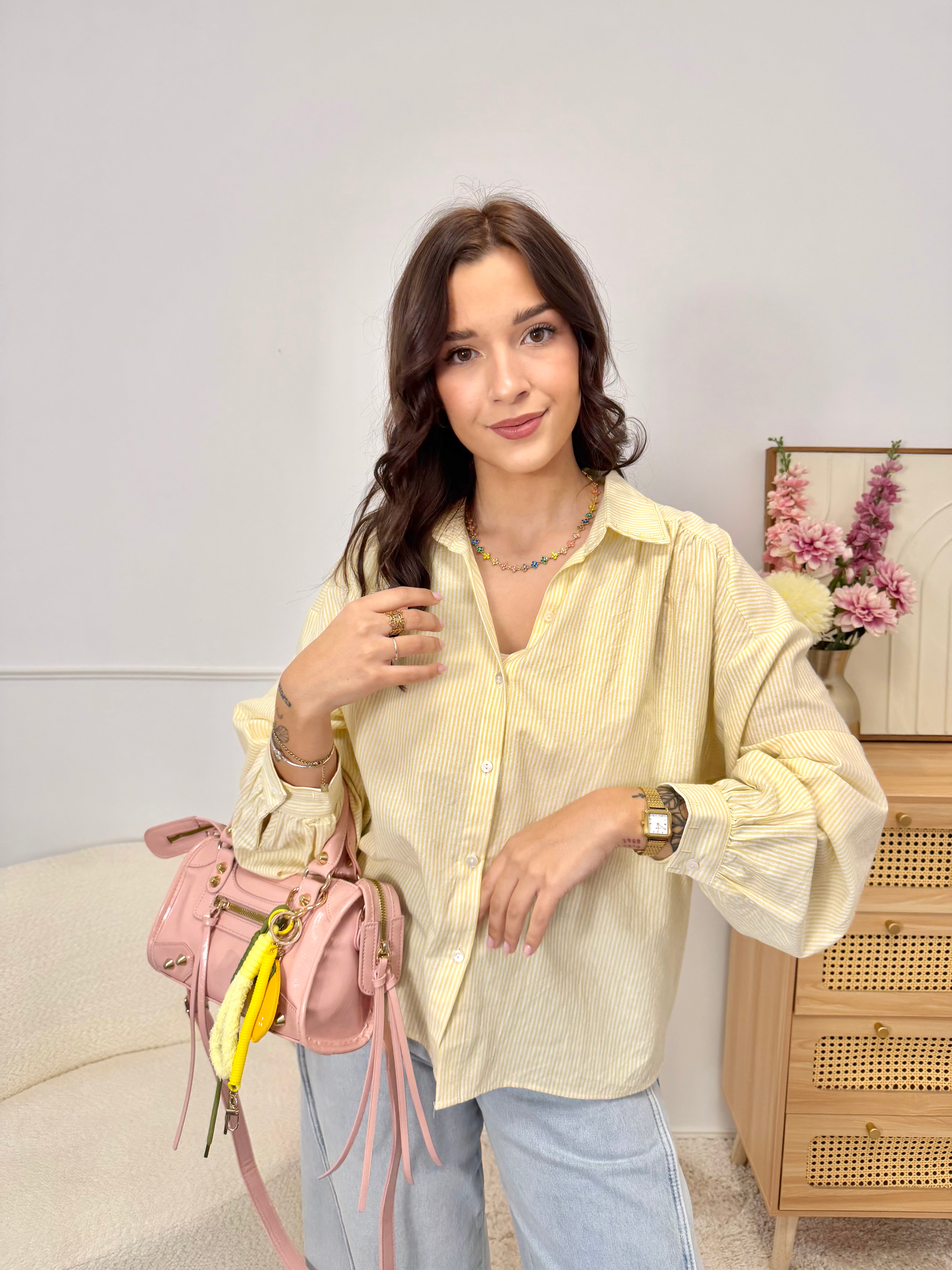 Chemise "CALIFORNIA" Jaune