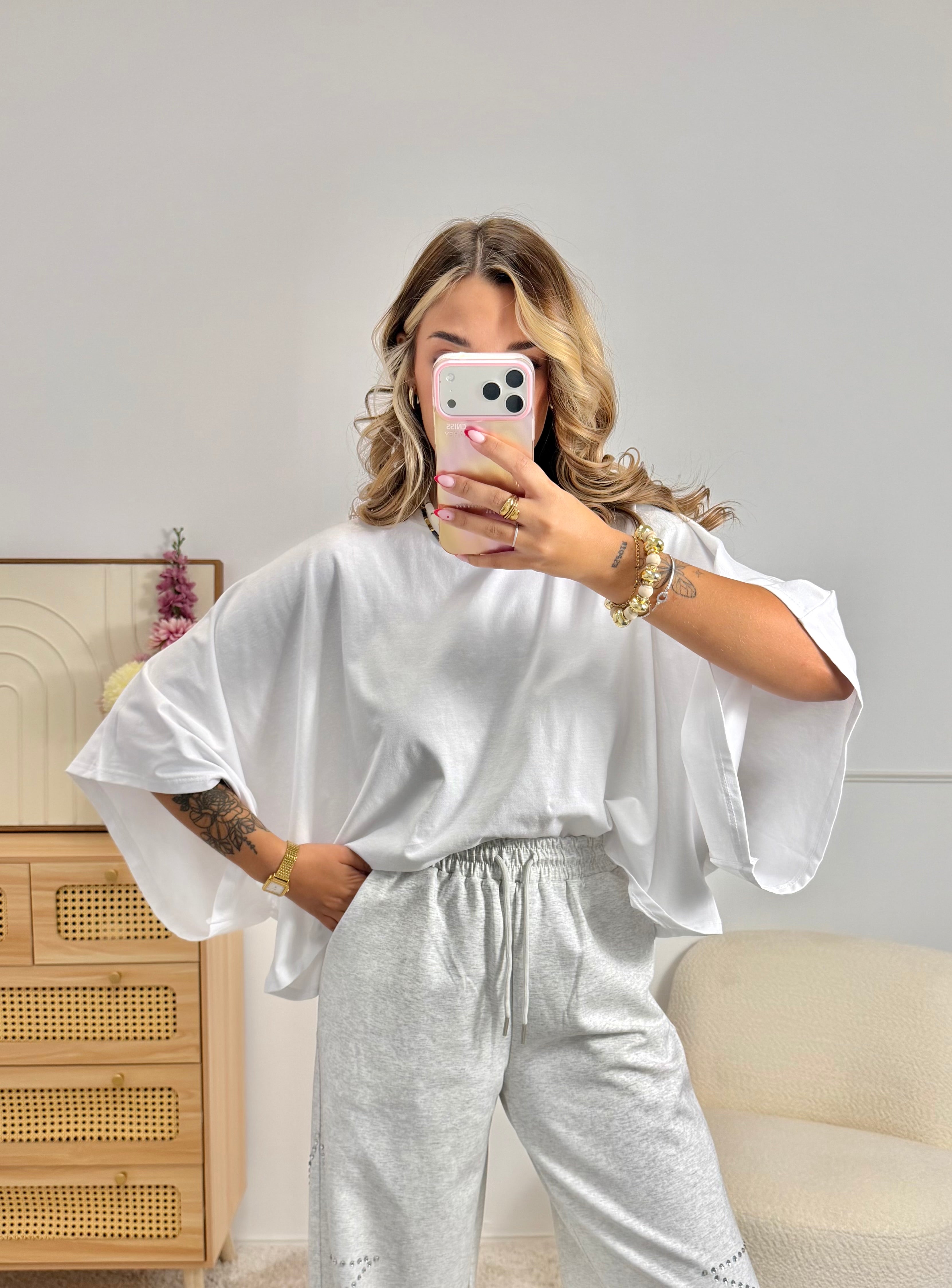 T-Shirt Oversize Blanc