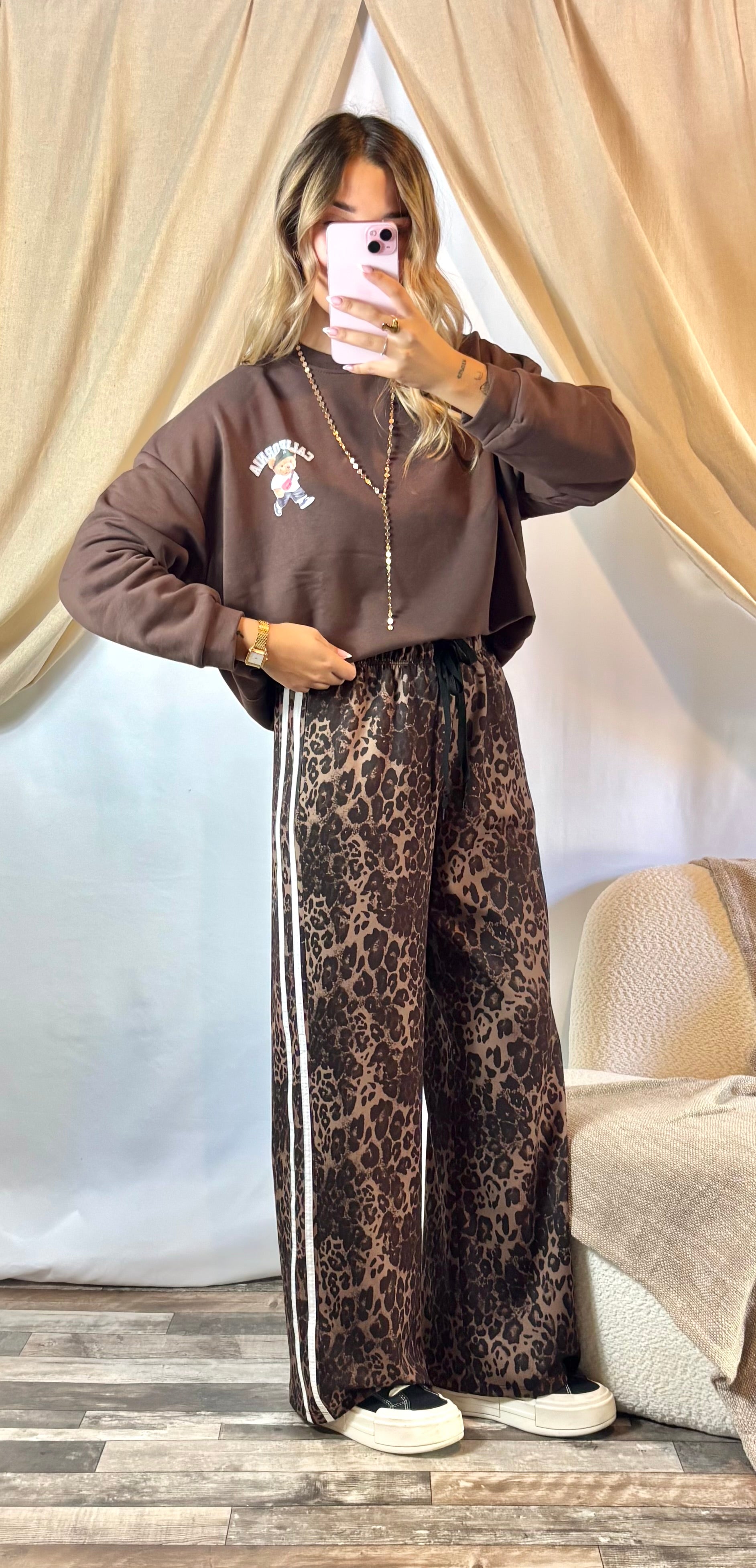 Sweat Ourson Chocolat