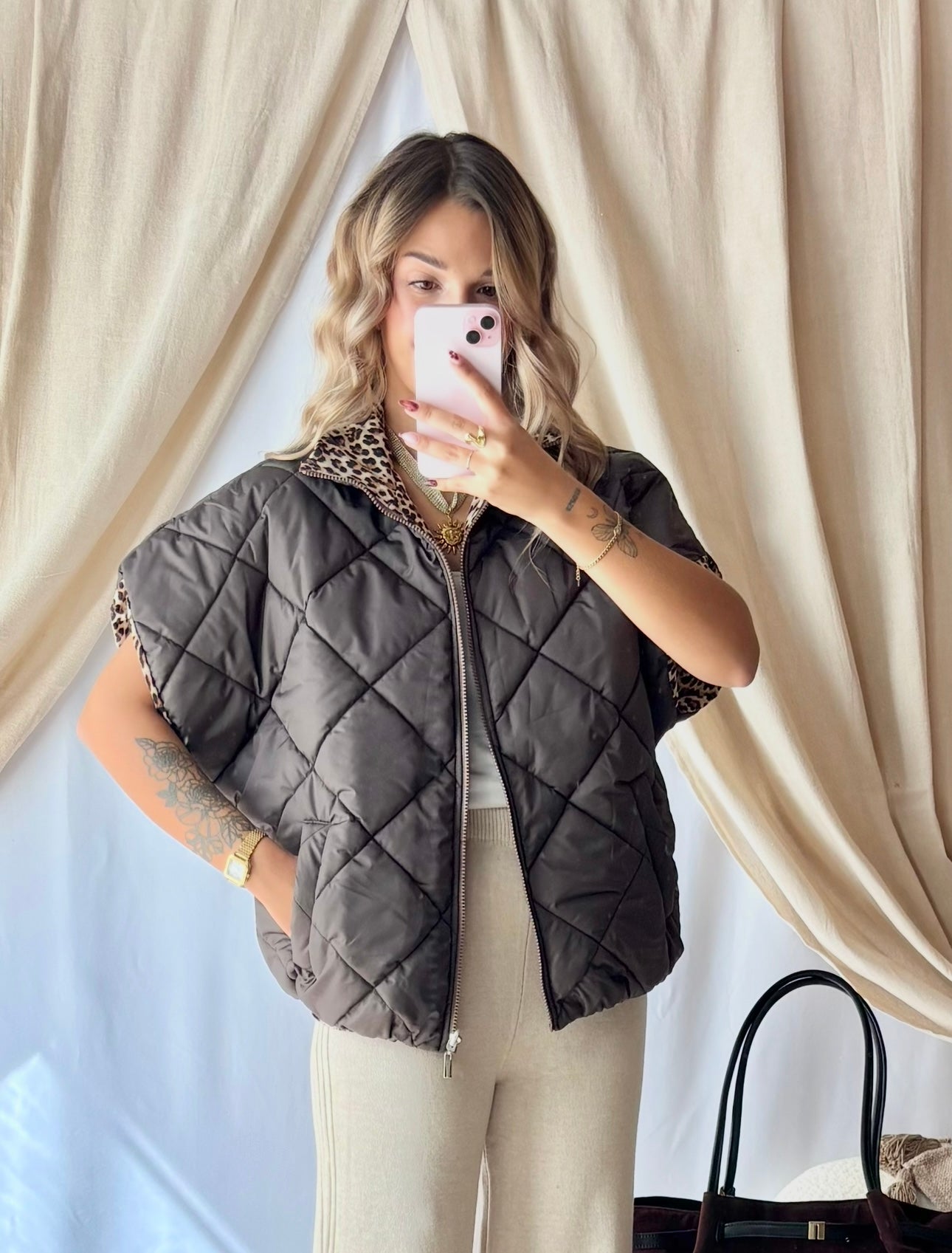 Veste RÉVERSIBLE Chocolat