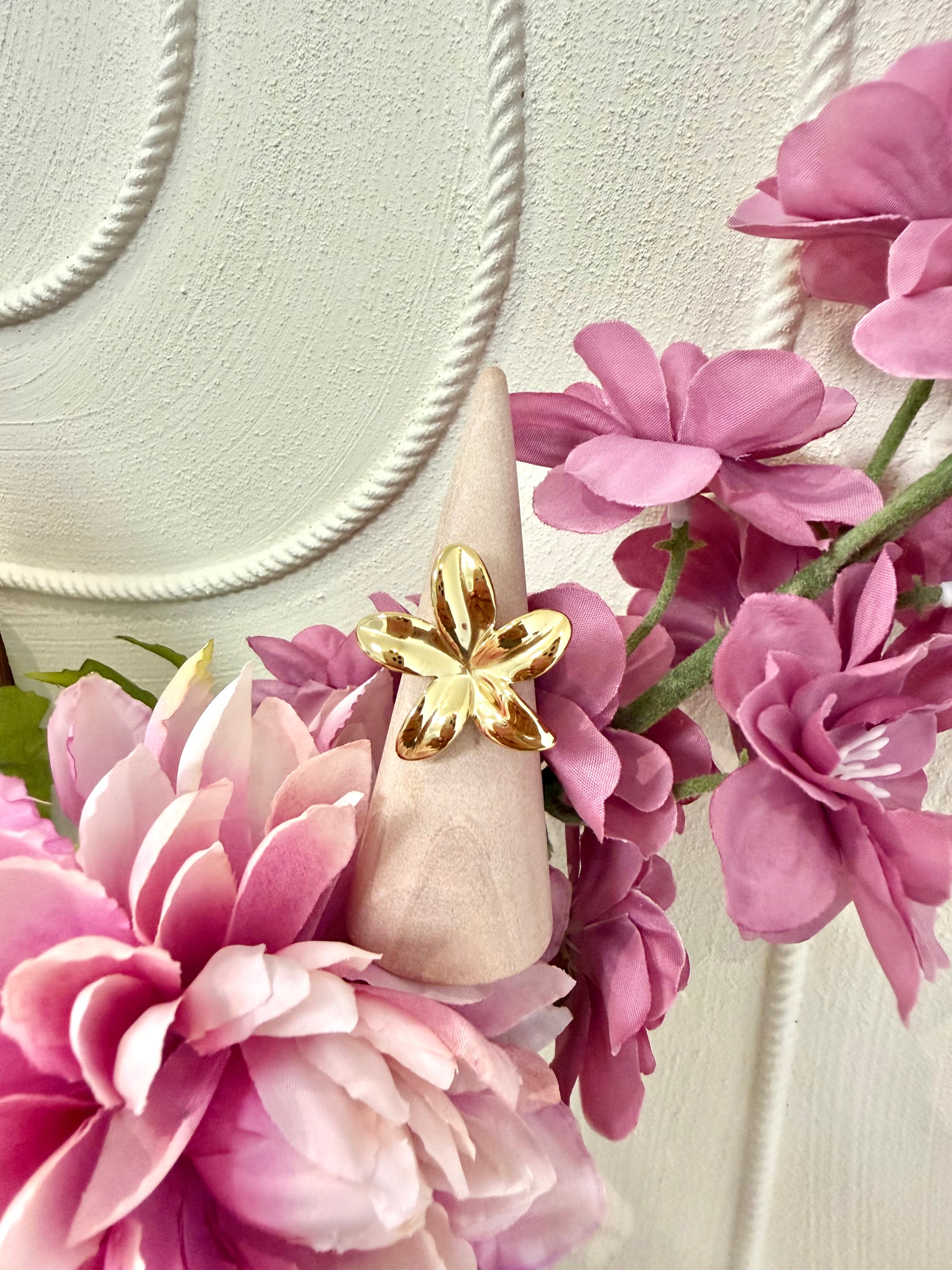 Bague Fleur Tahitienne