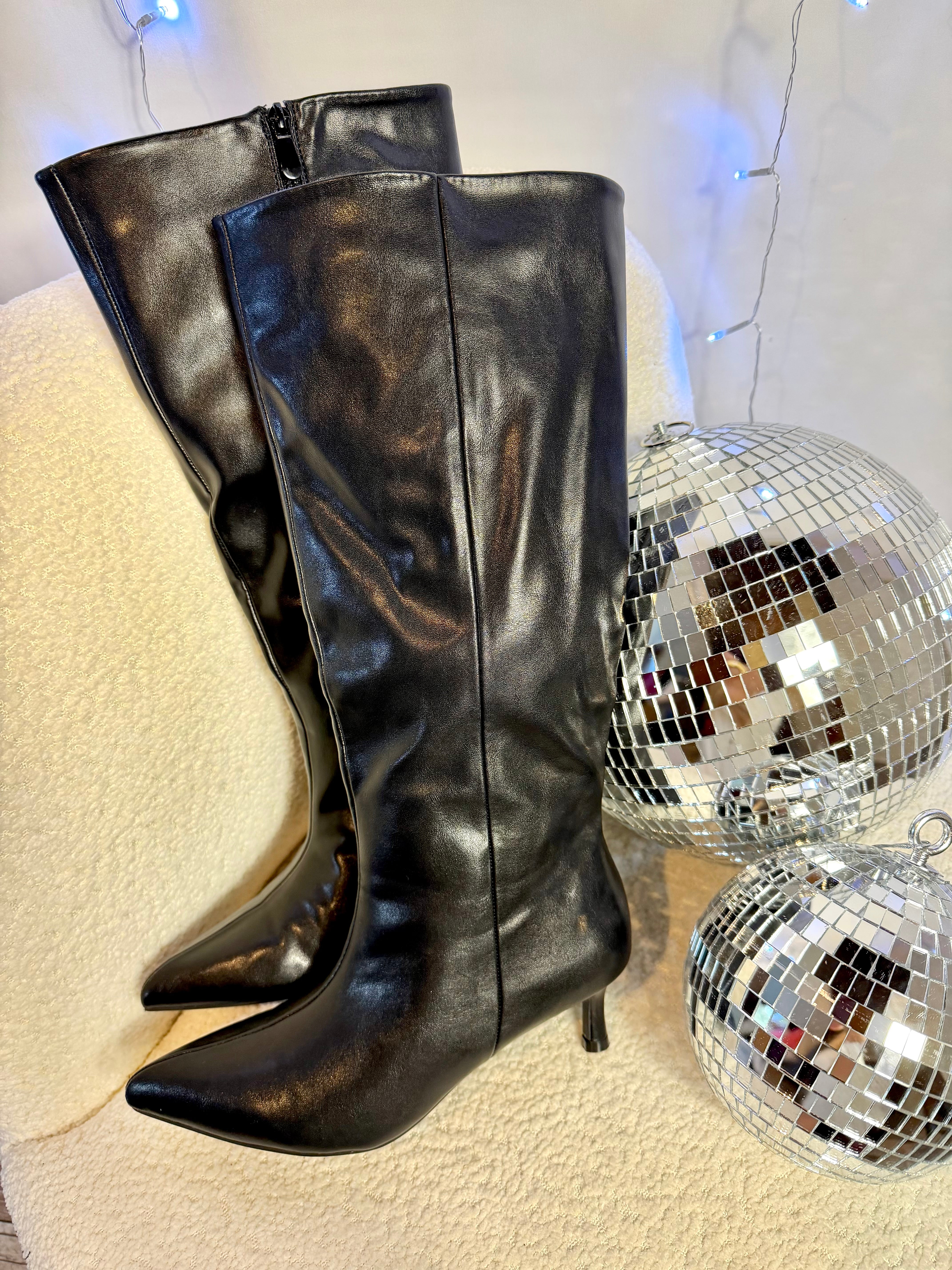 Botte à Talons Noir