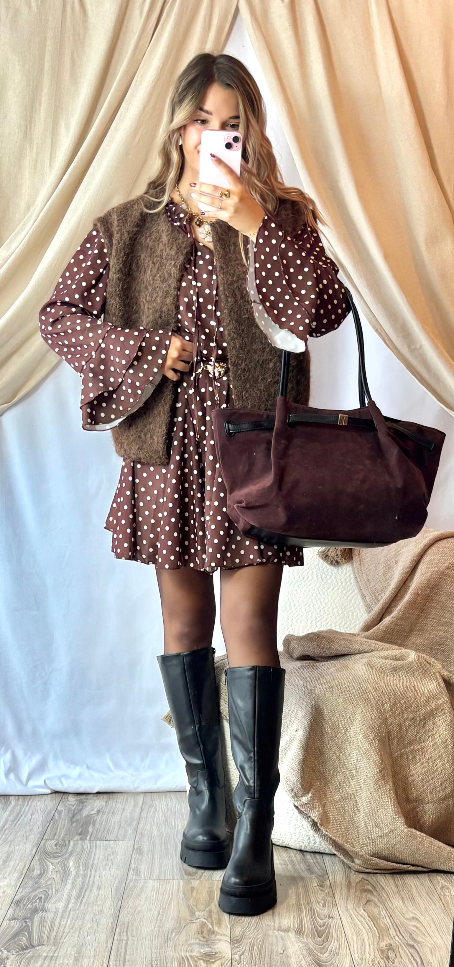 Gilet sans Manches Chocolat