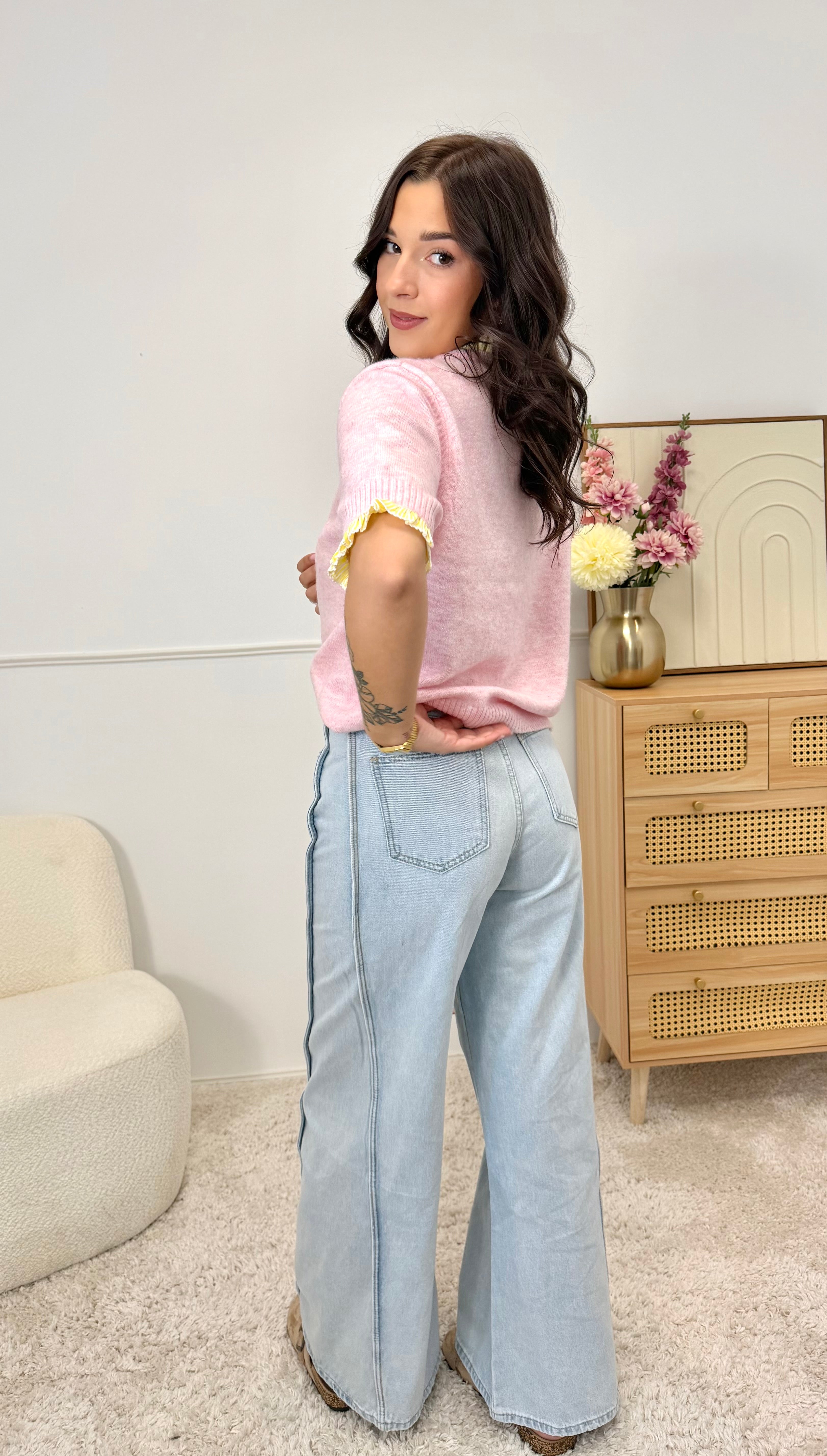 Jean Large Bleu Clair