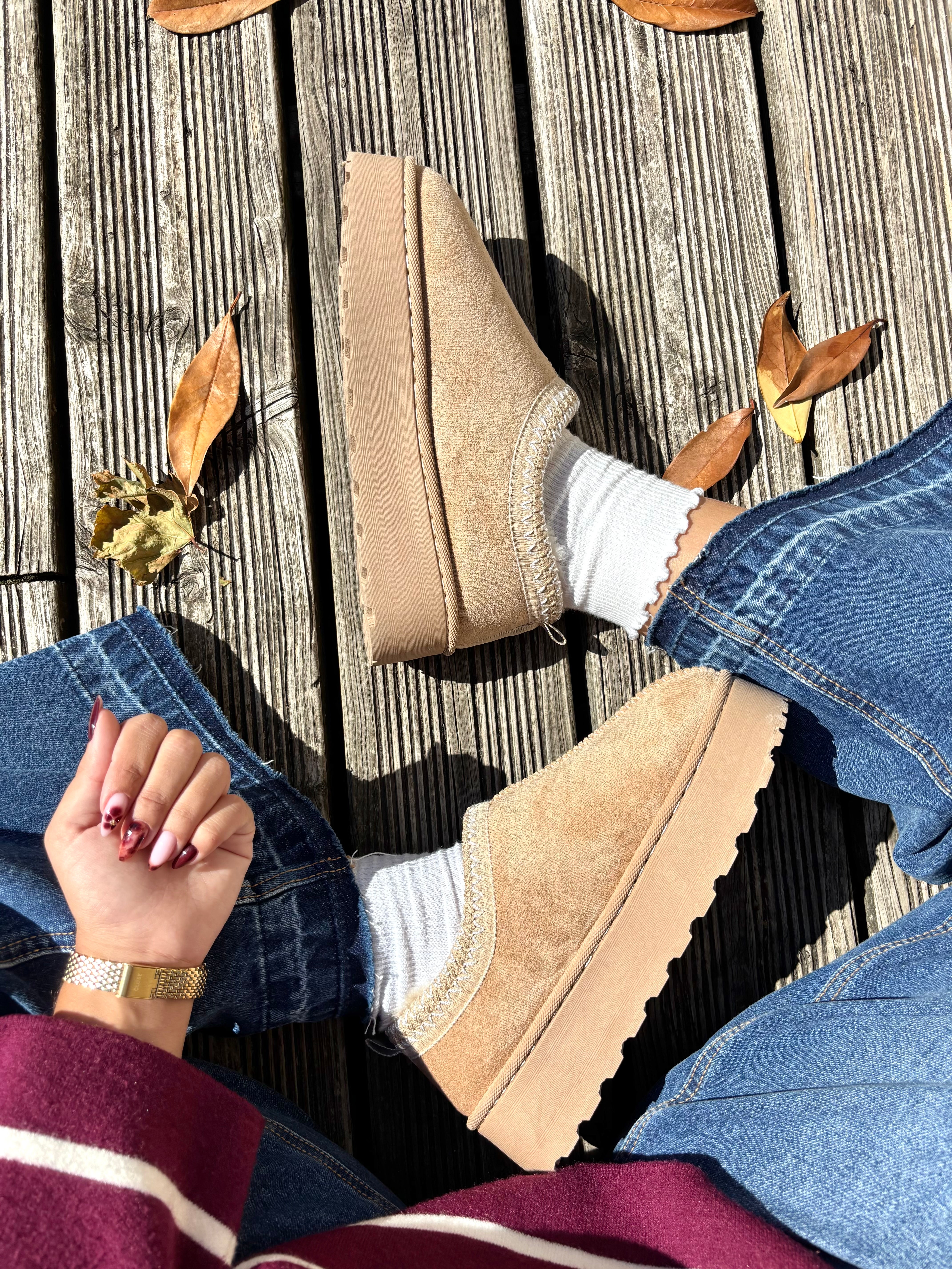 Boots Beige