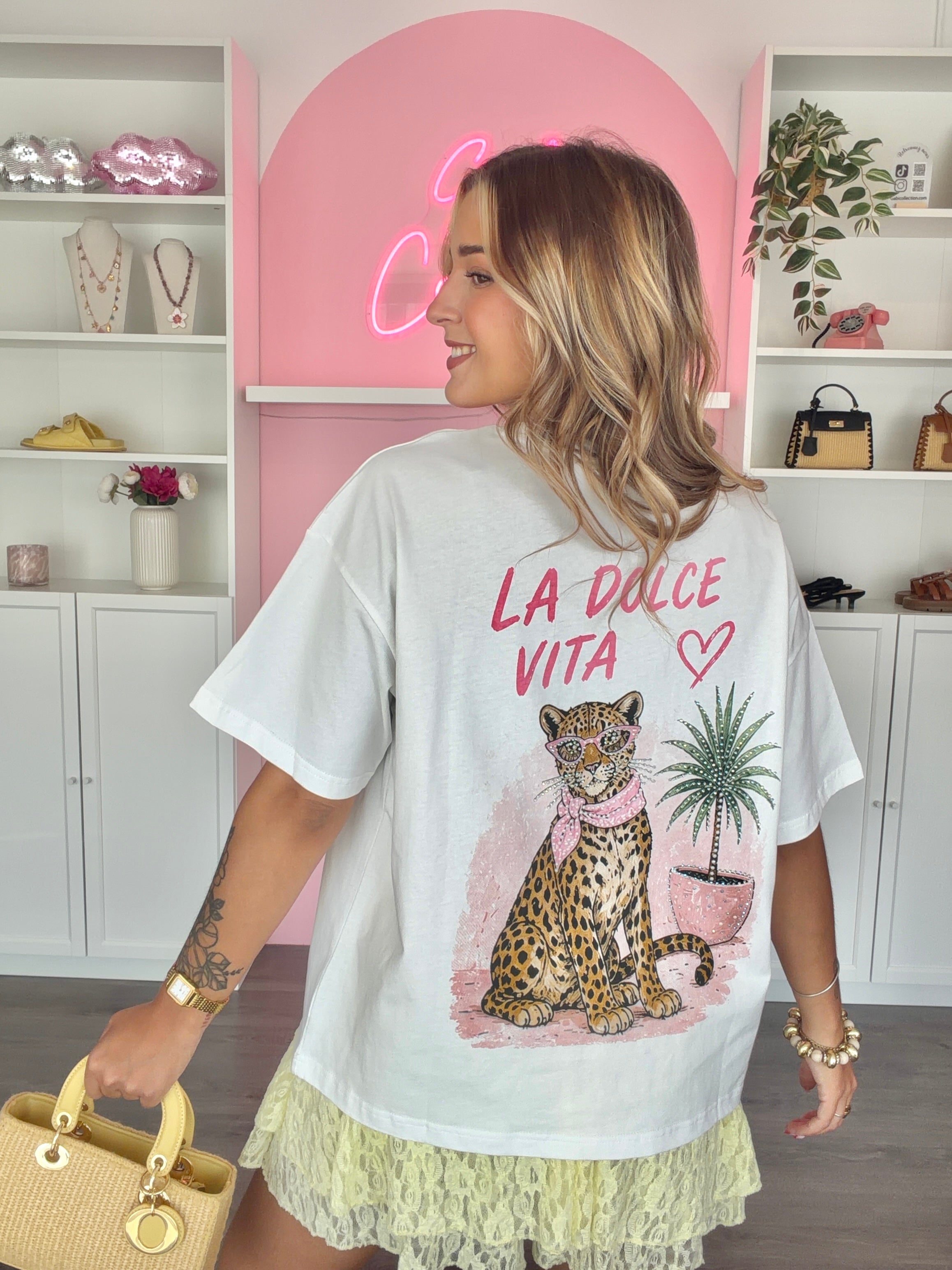 T-Shirt LÉOPARD STRASS