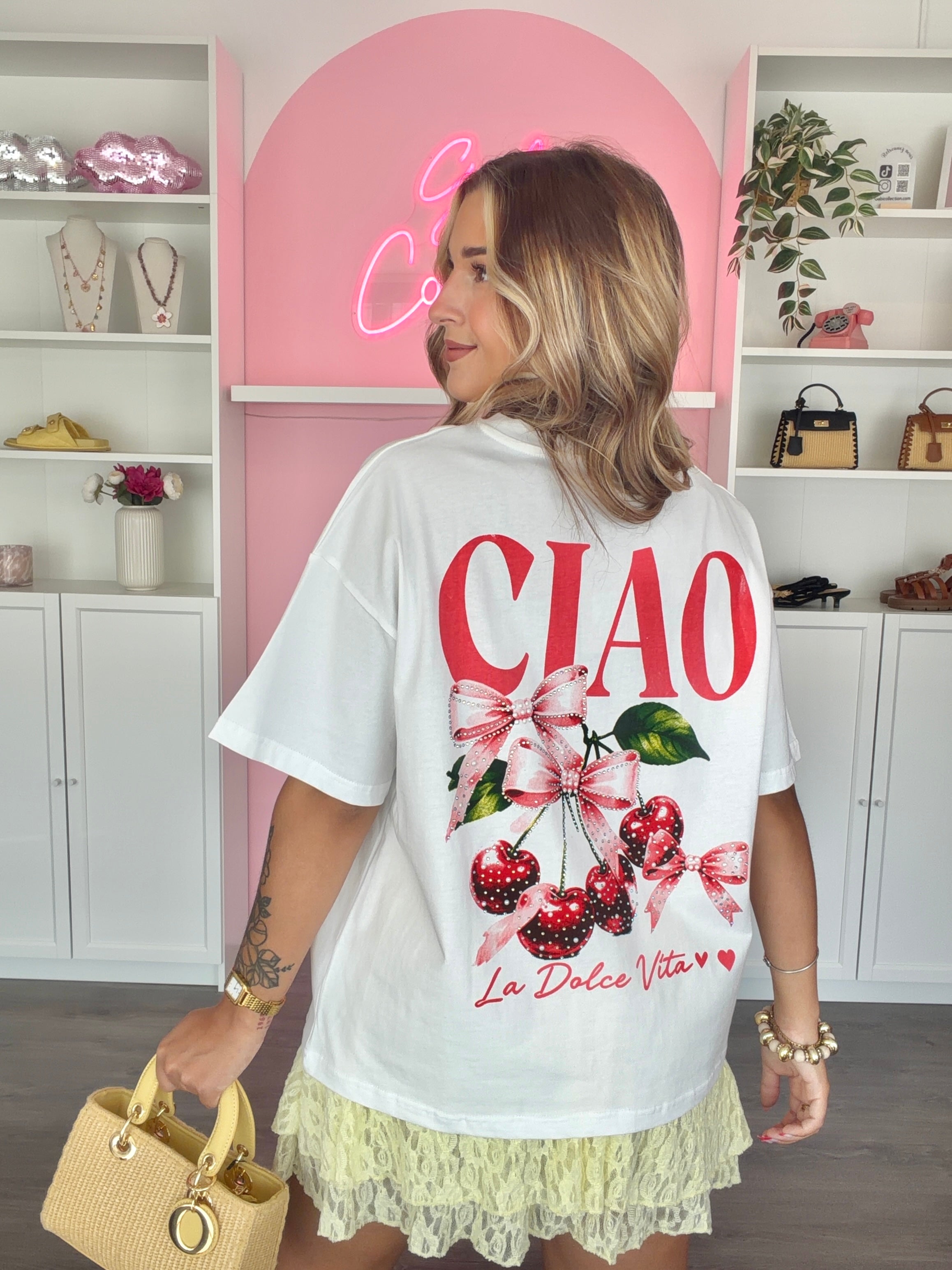 T-Shirt CERISE STRASS