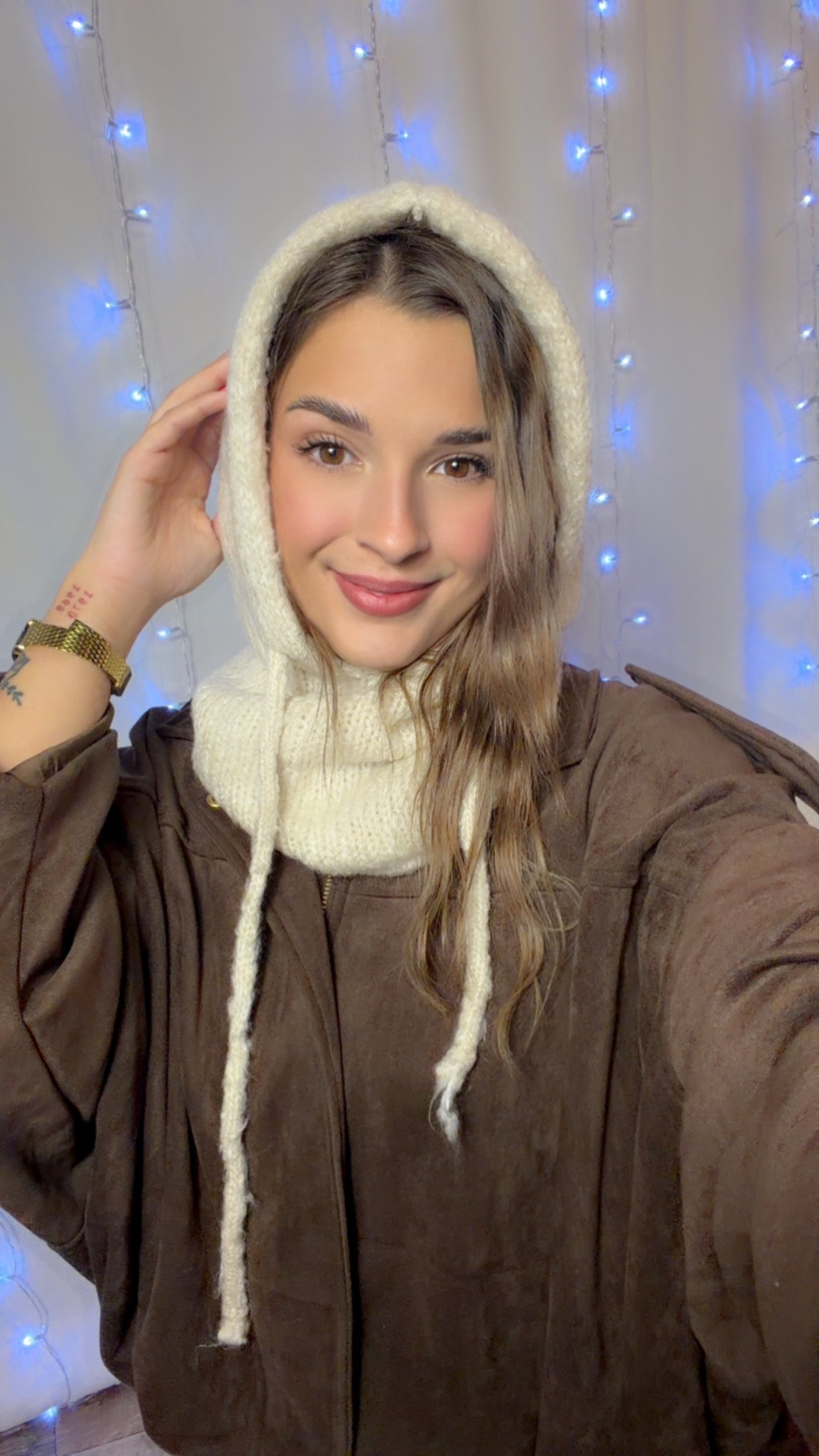 Cagoule Chaude Crème