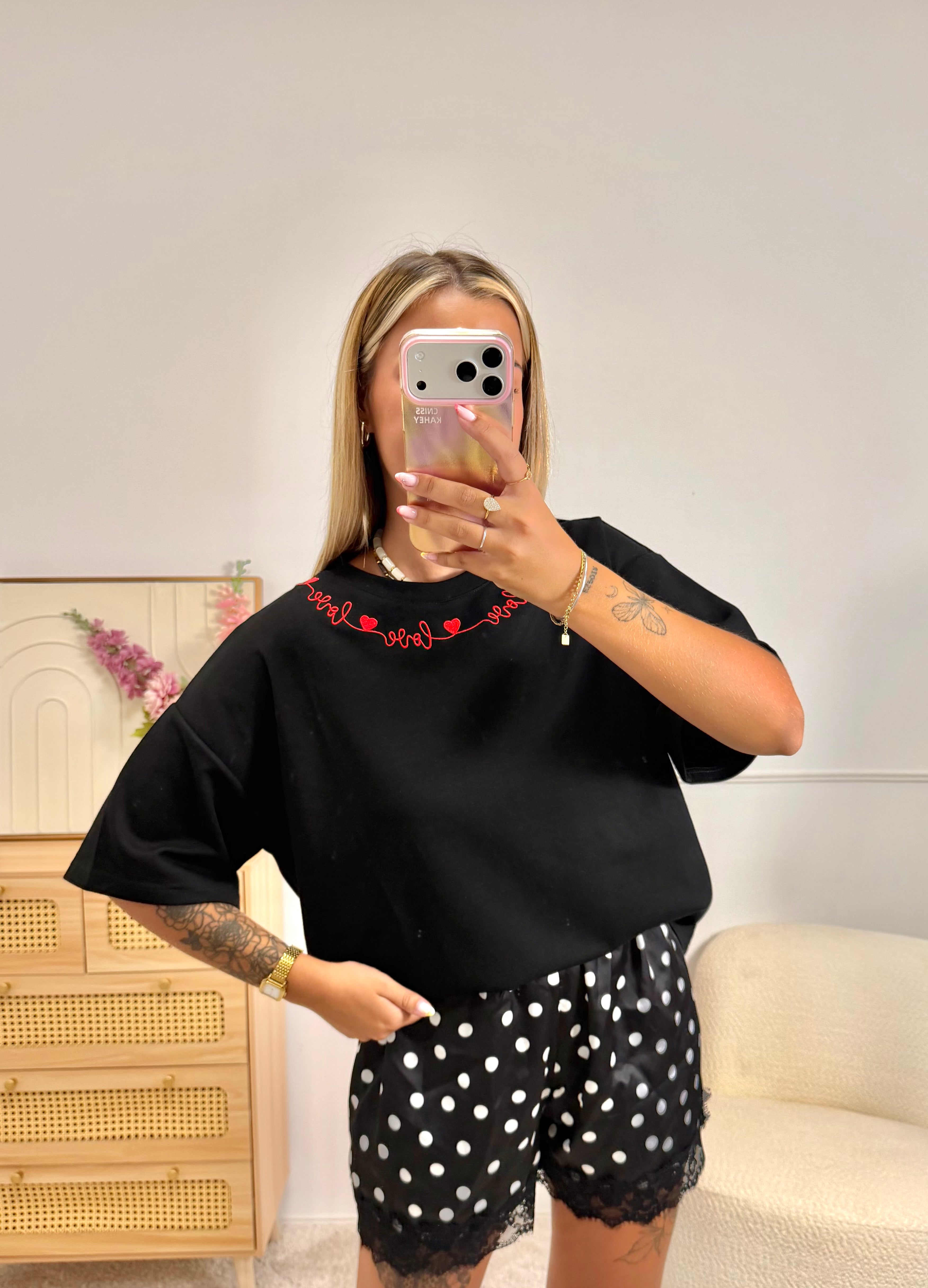 T-Shirt LOVE noir