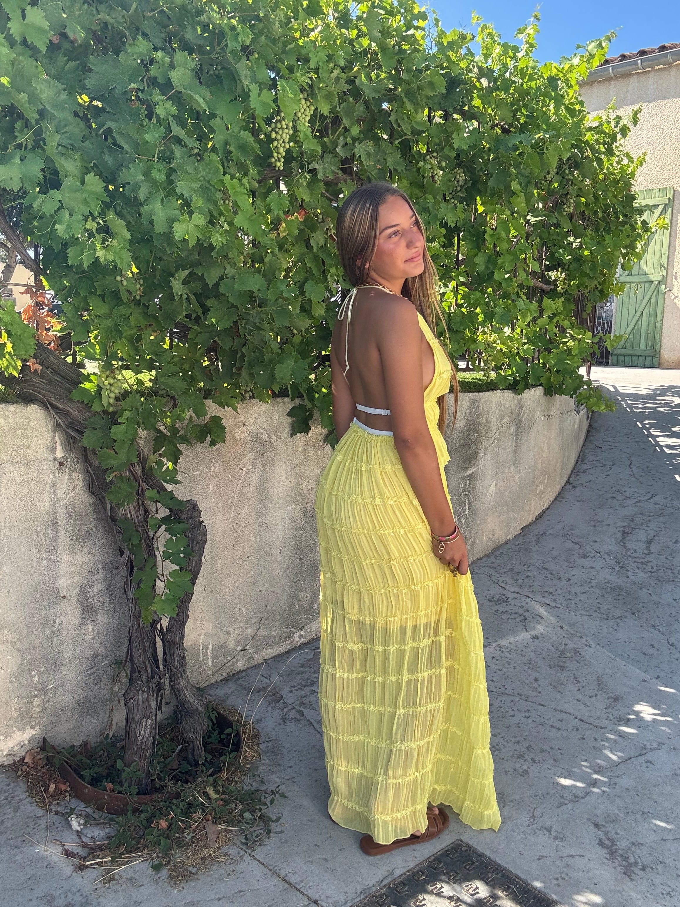 Ensemble Froufrou Jaune
