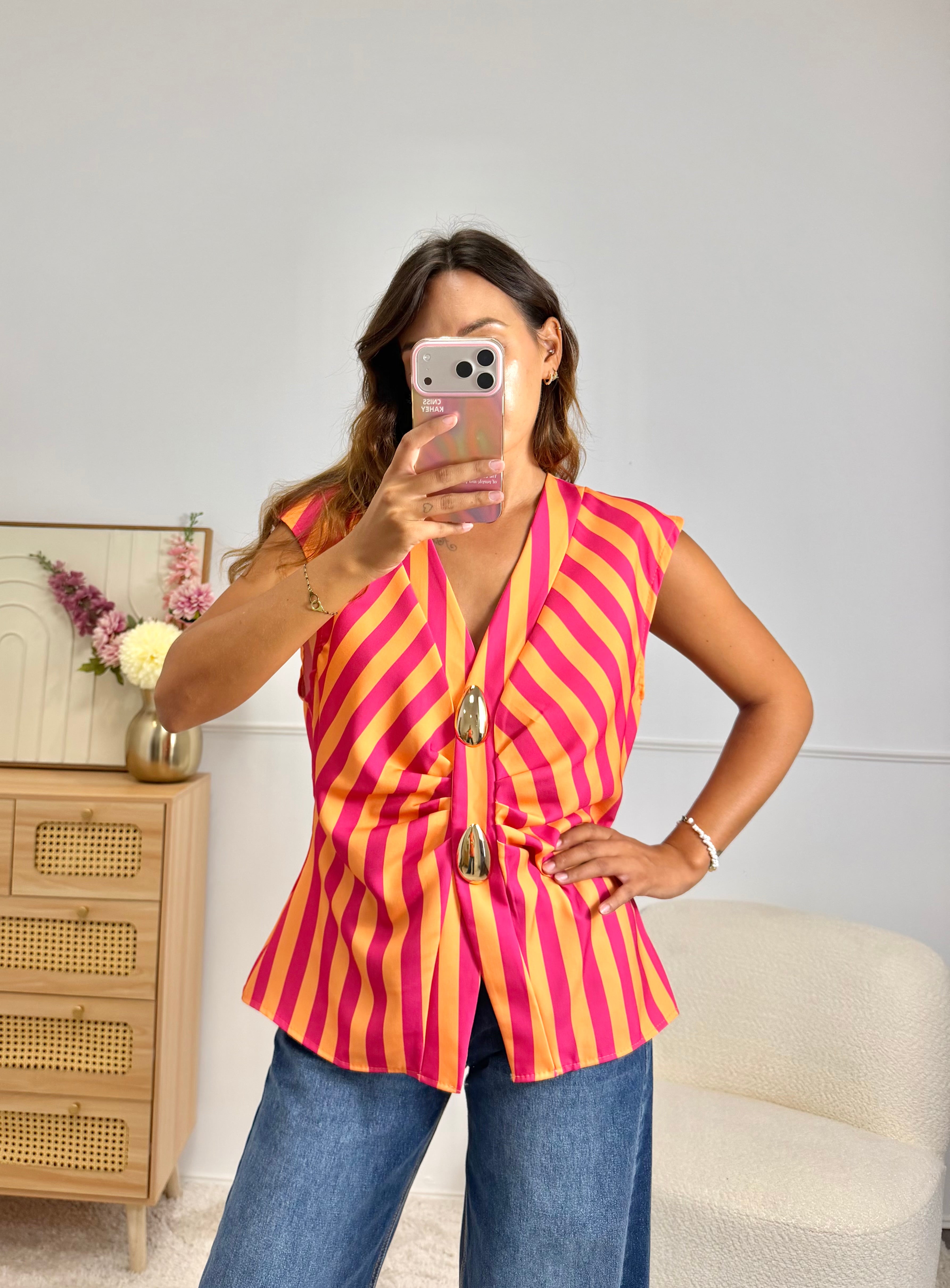 Top Bijoux Orange