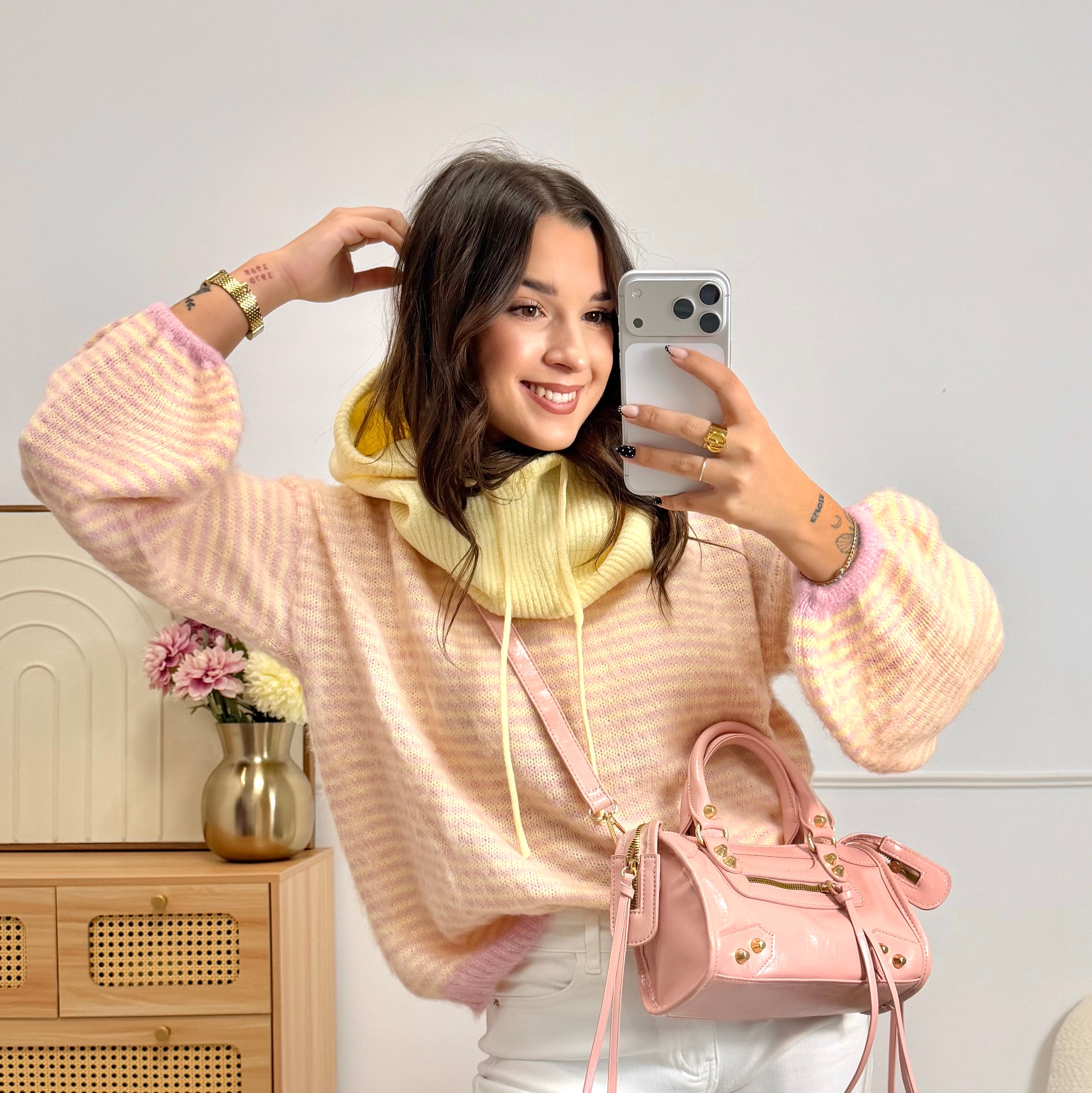 Cagoules Jaune Pastel