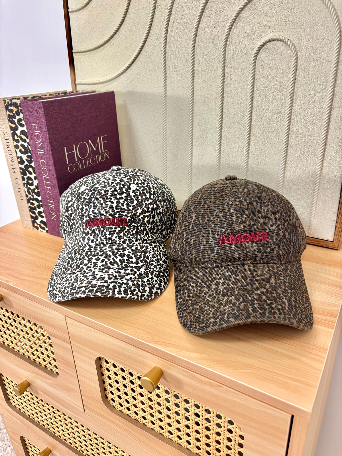 Casquettes léopard