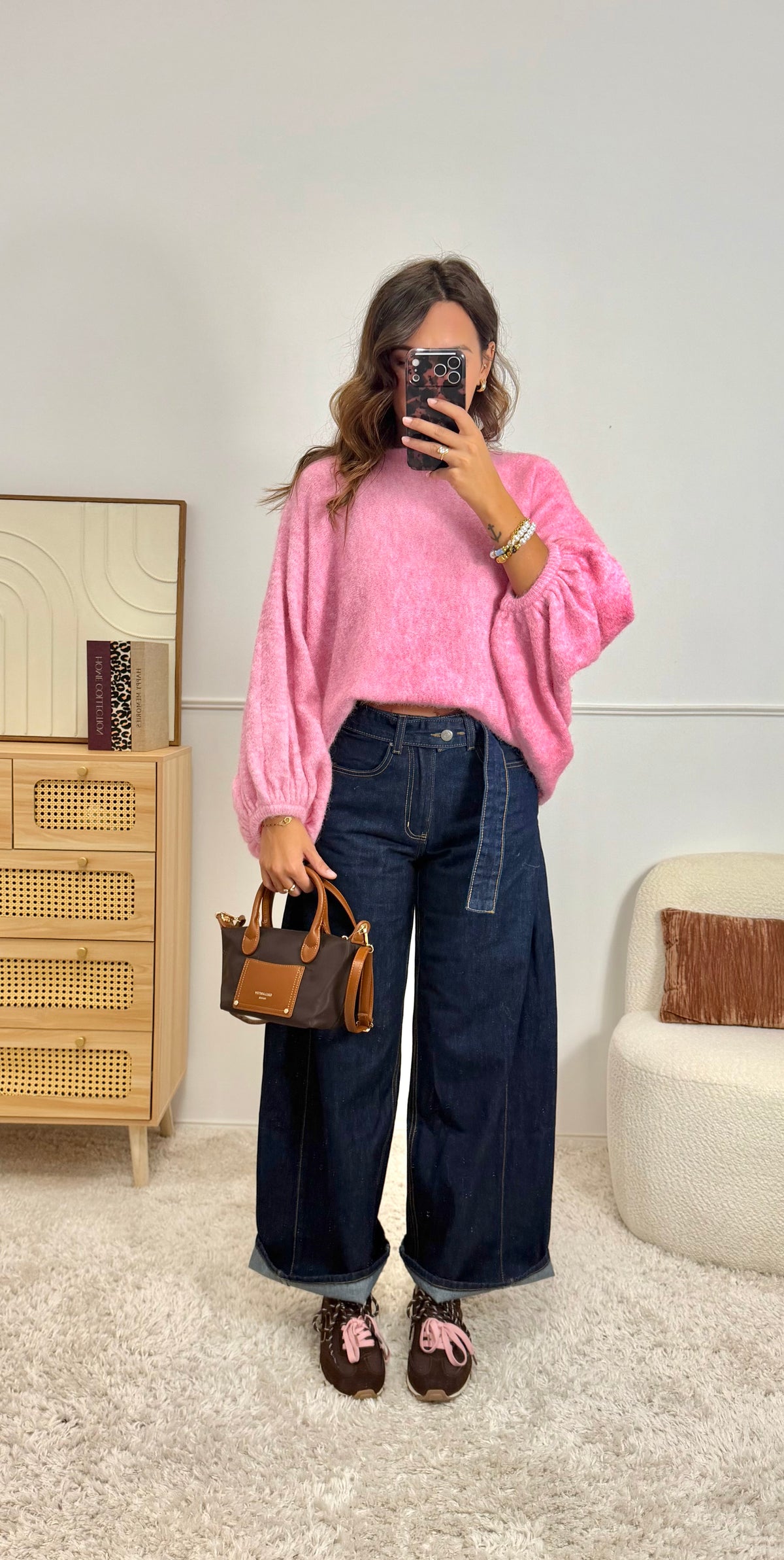 Jean brut ceinture
