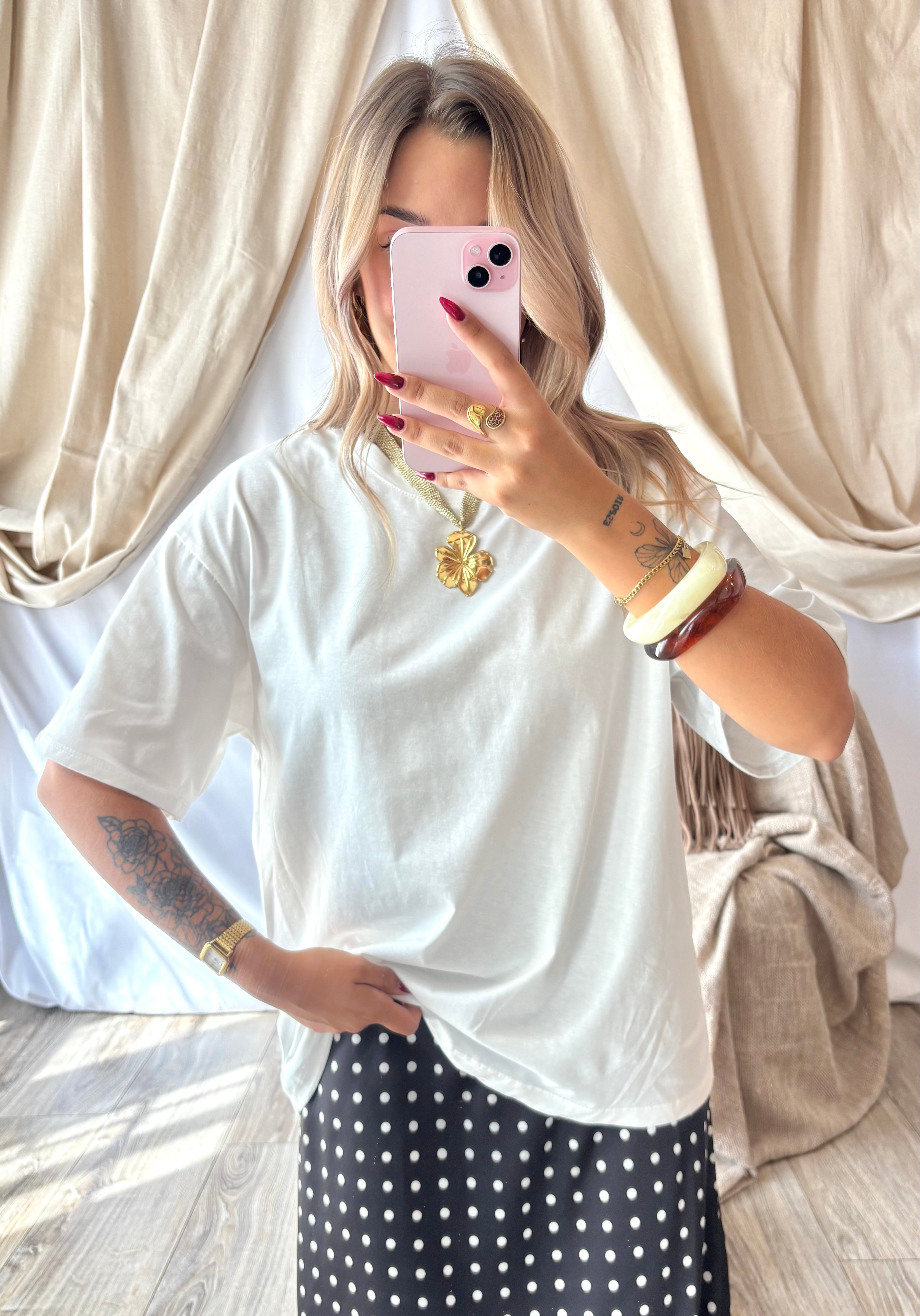 T-Shirt Oversize Blanc
