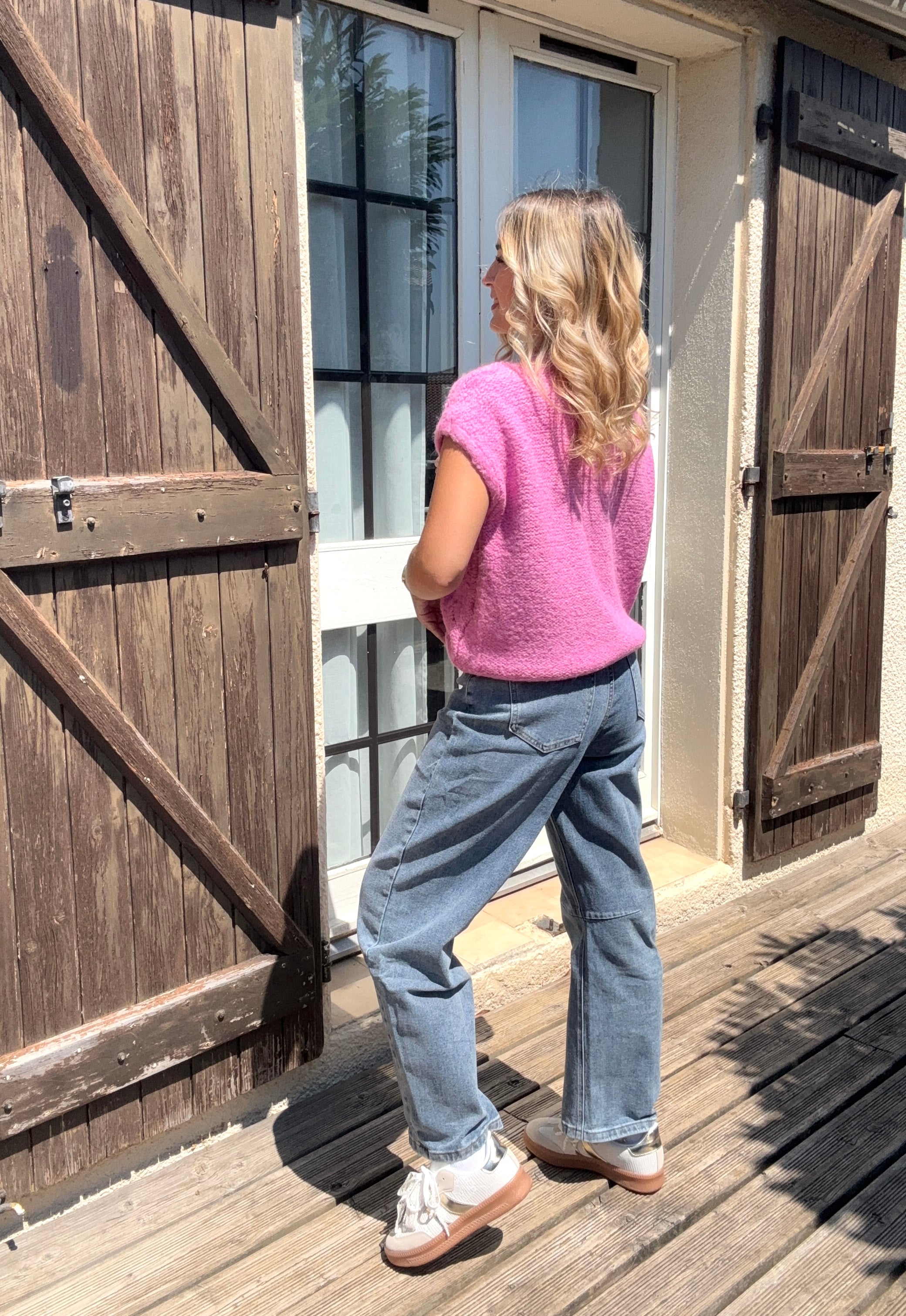 Pull Bijoux Soleil Rose
