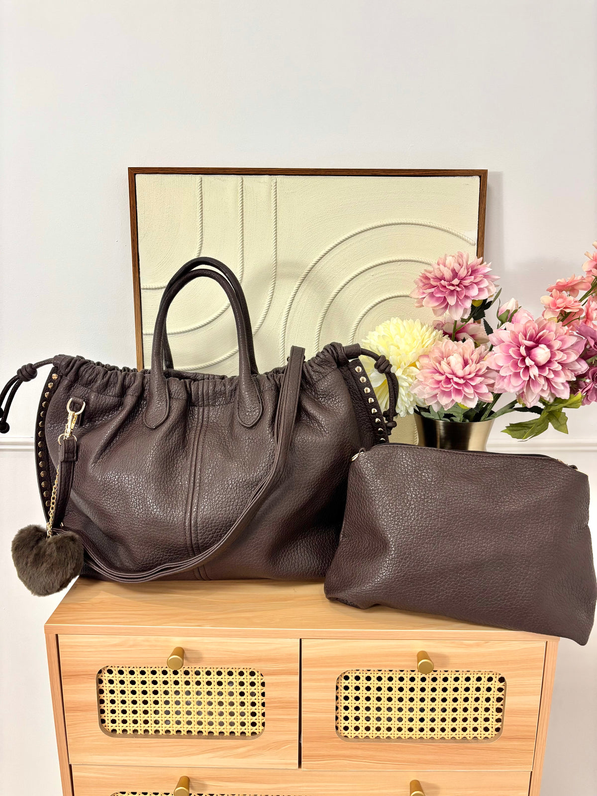 Sac Grigri Clouté Choco