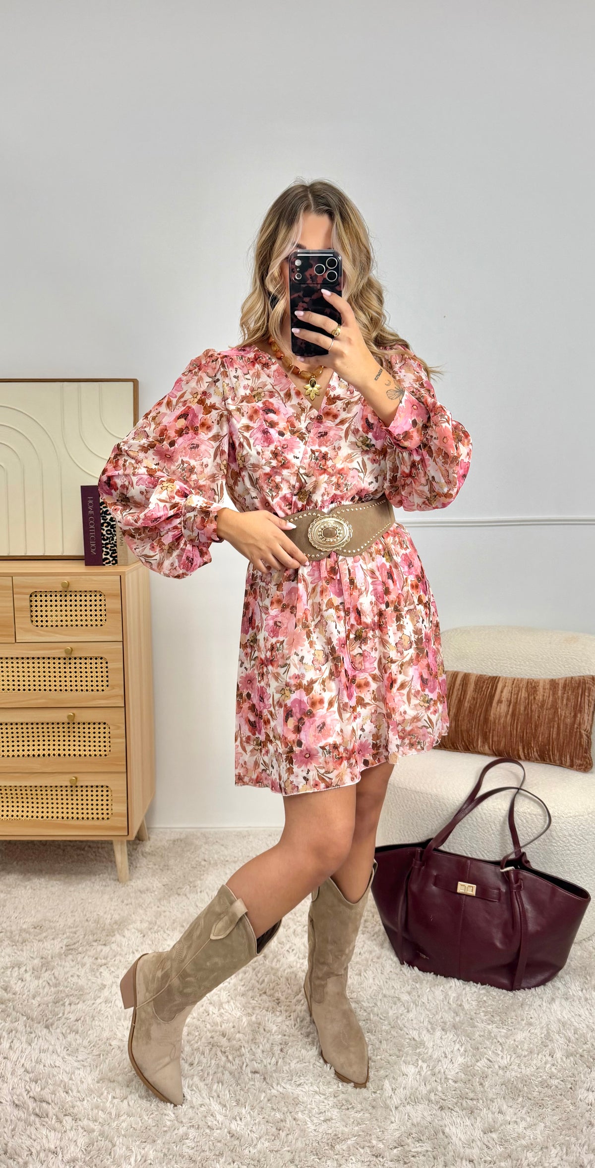 Ceinture élastique Taupe