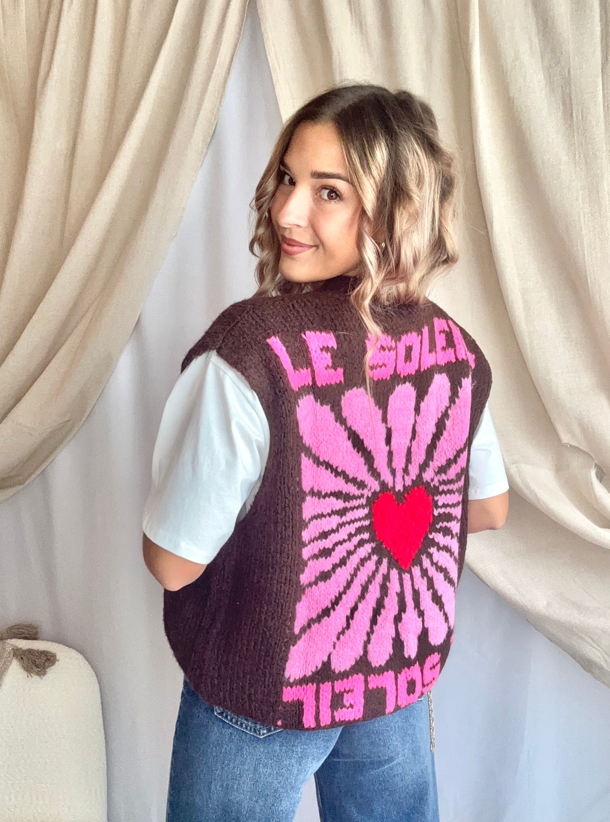 Gilet Soleil Chocolat