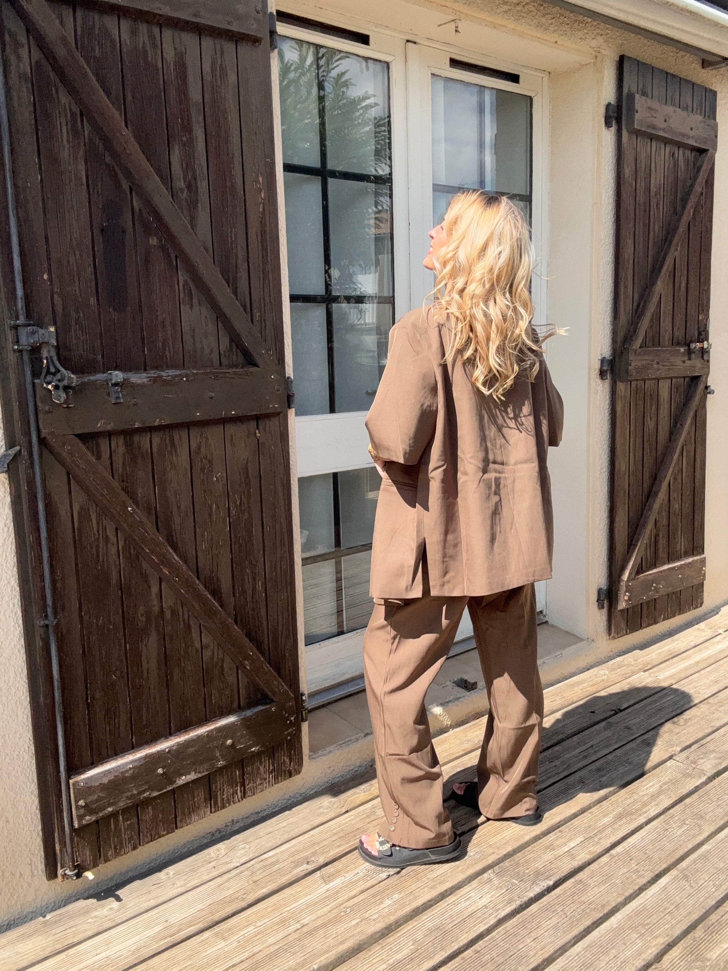 Veste Blazer Chocolat