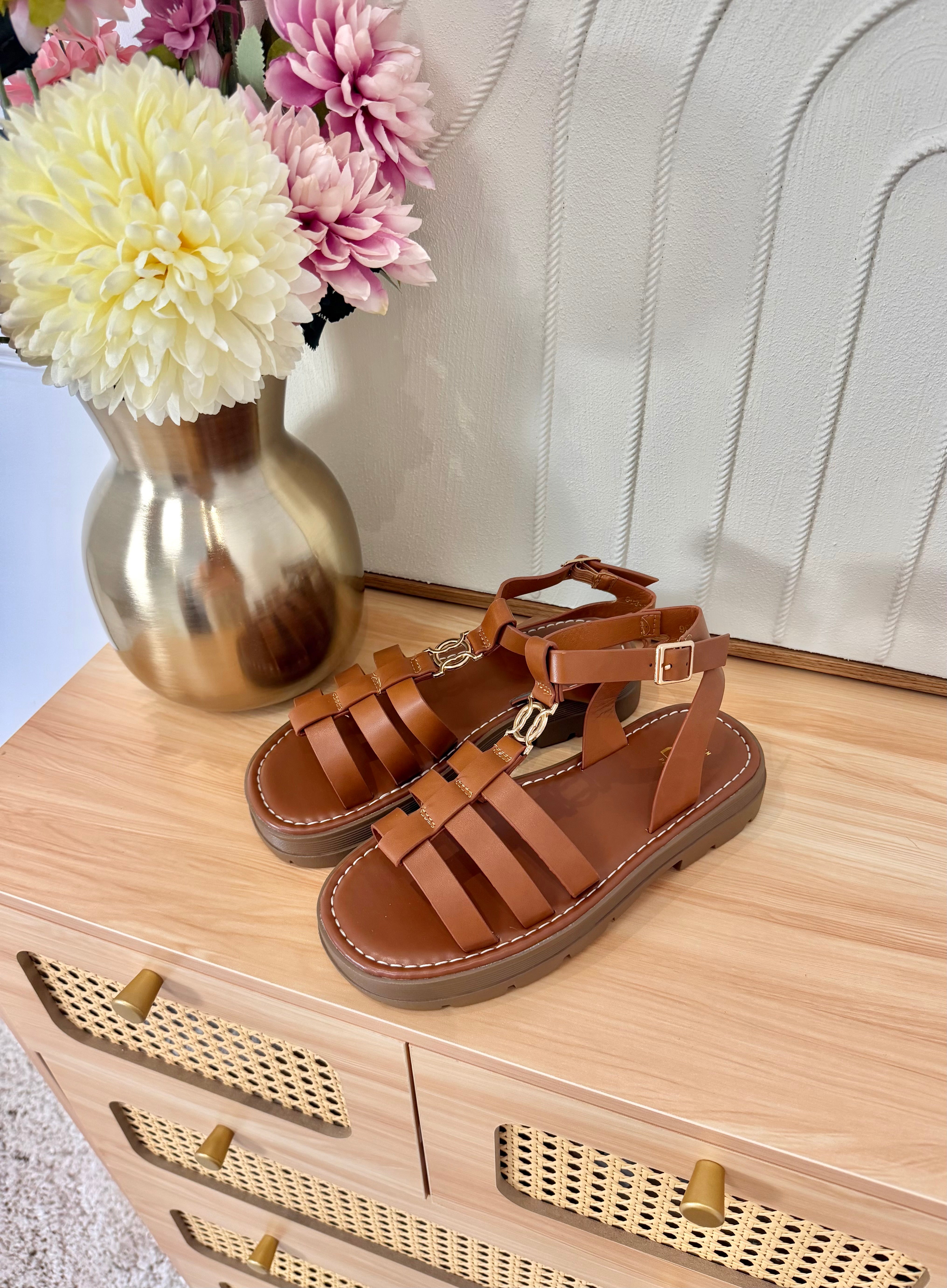 Sandale Brides Camel