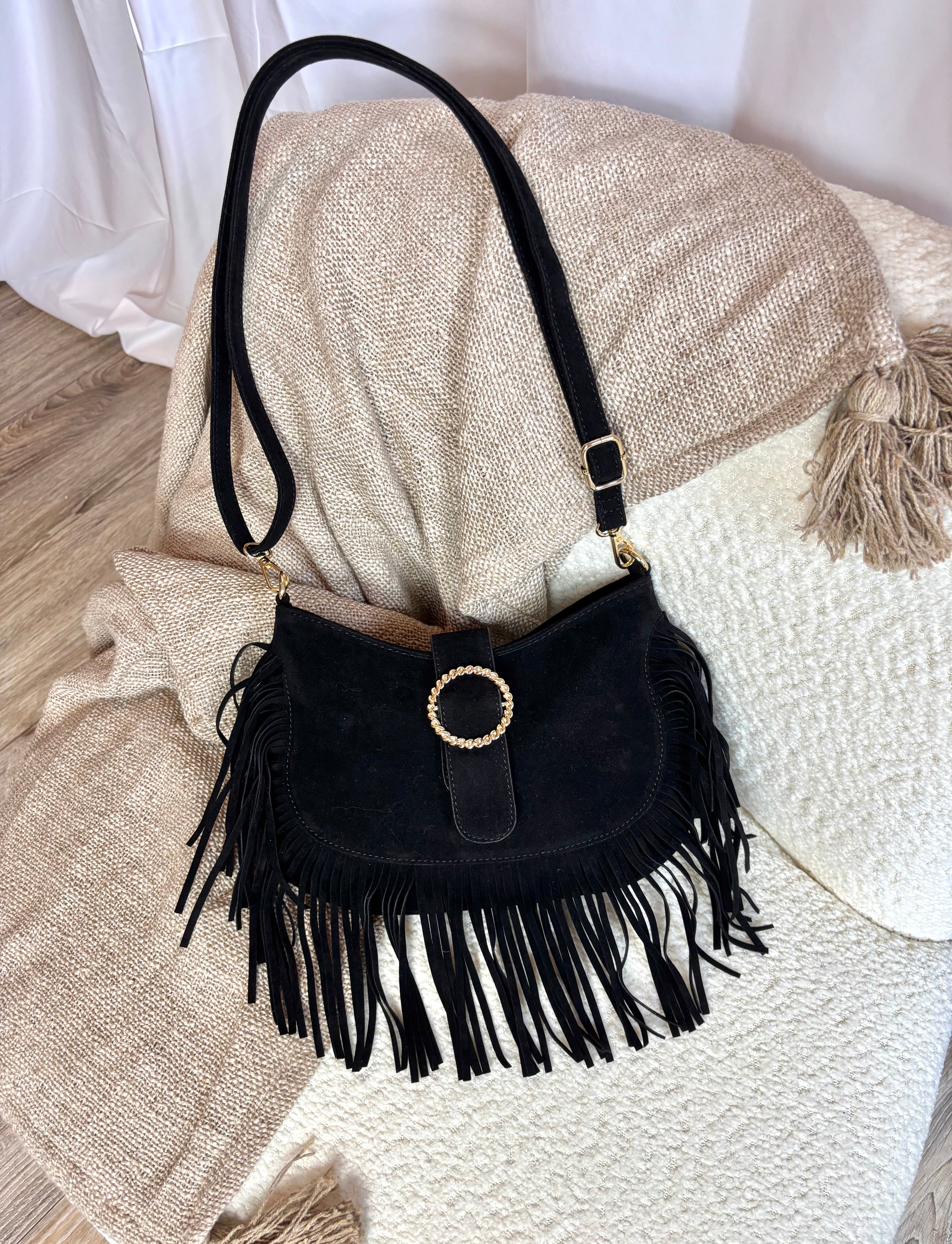 Sac Franges Noir