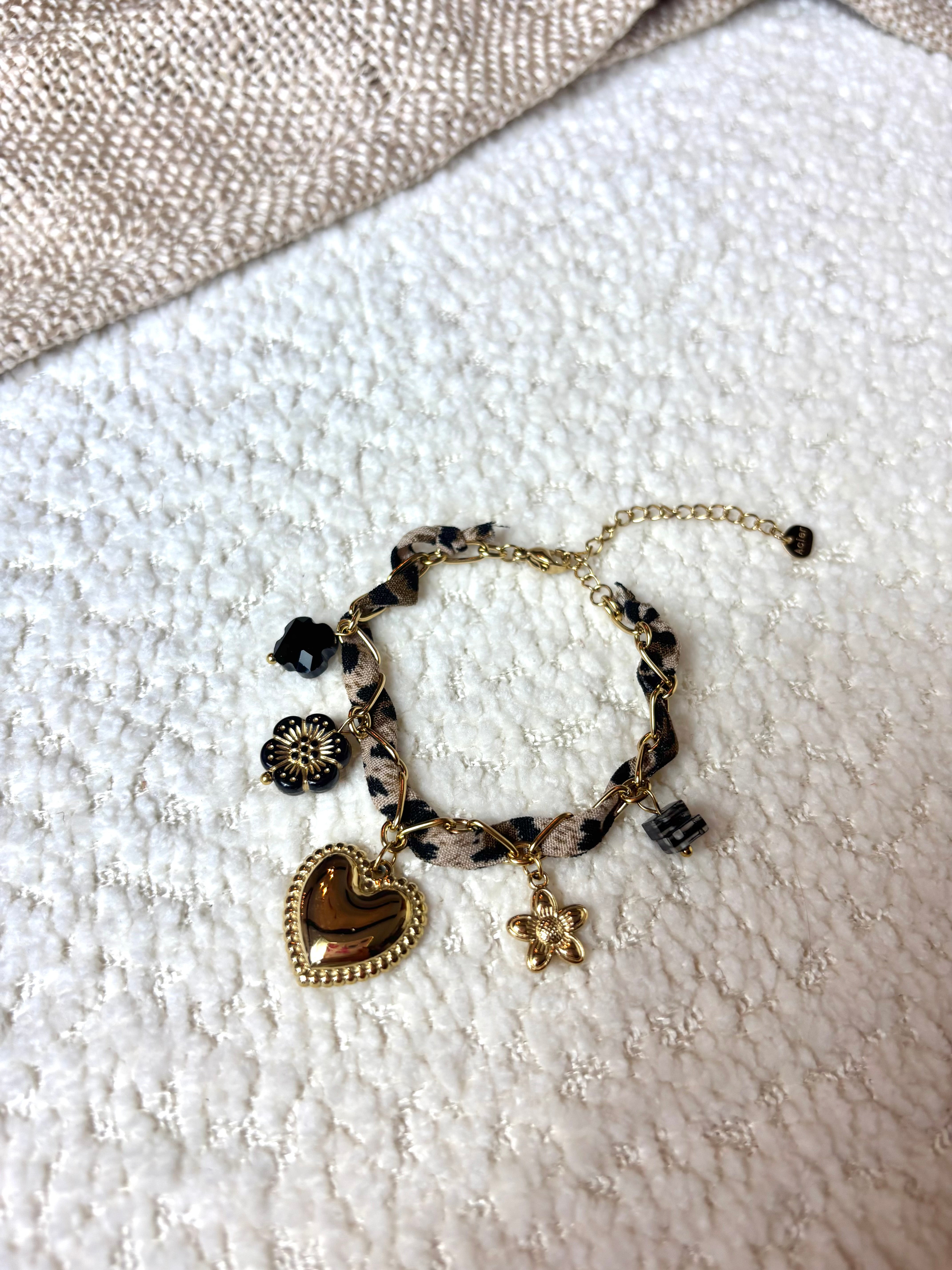 Bracelet Cœur Léopard
