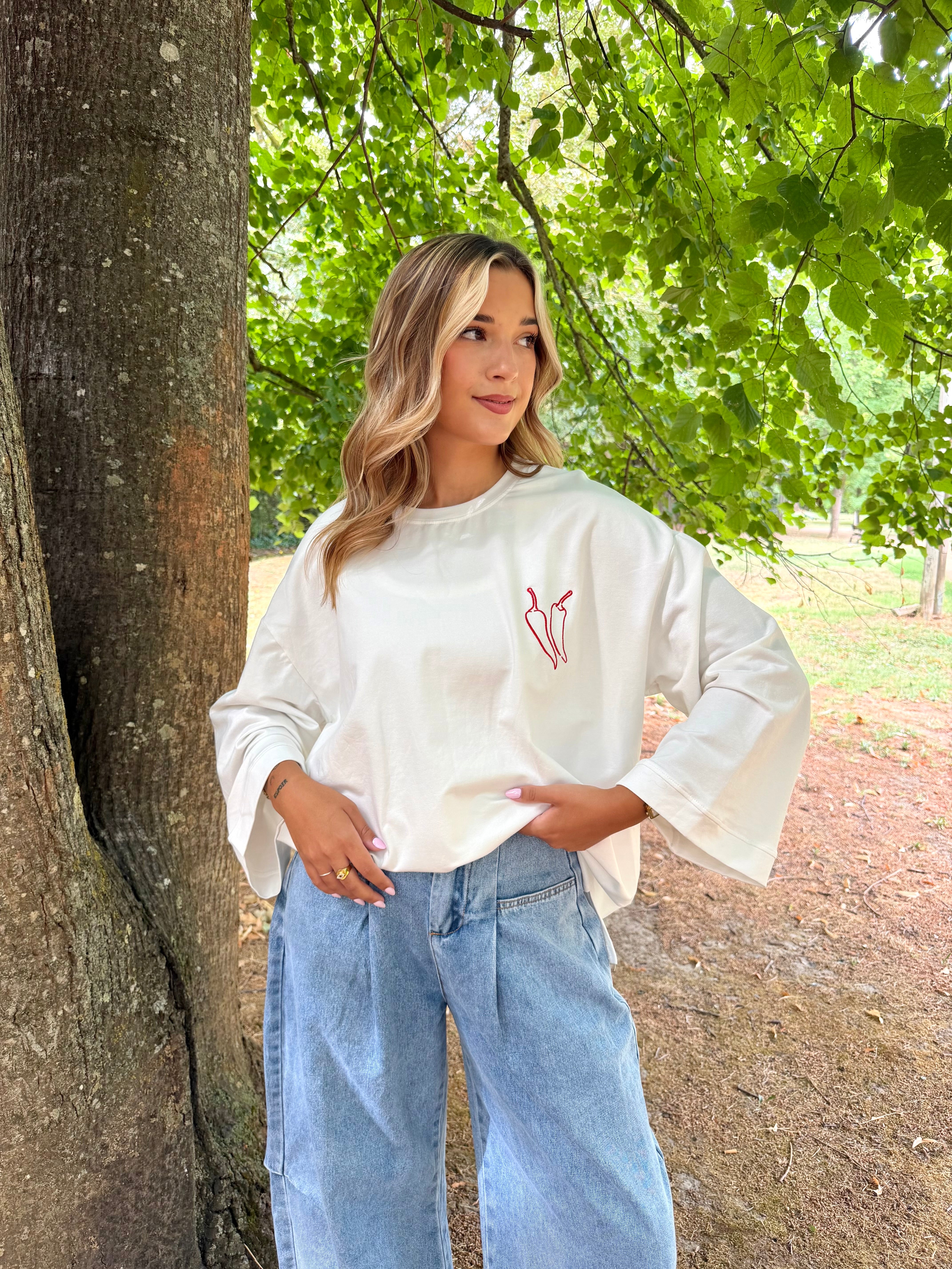 T-Shirt Piment Blanc