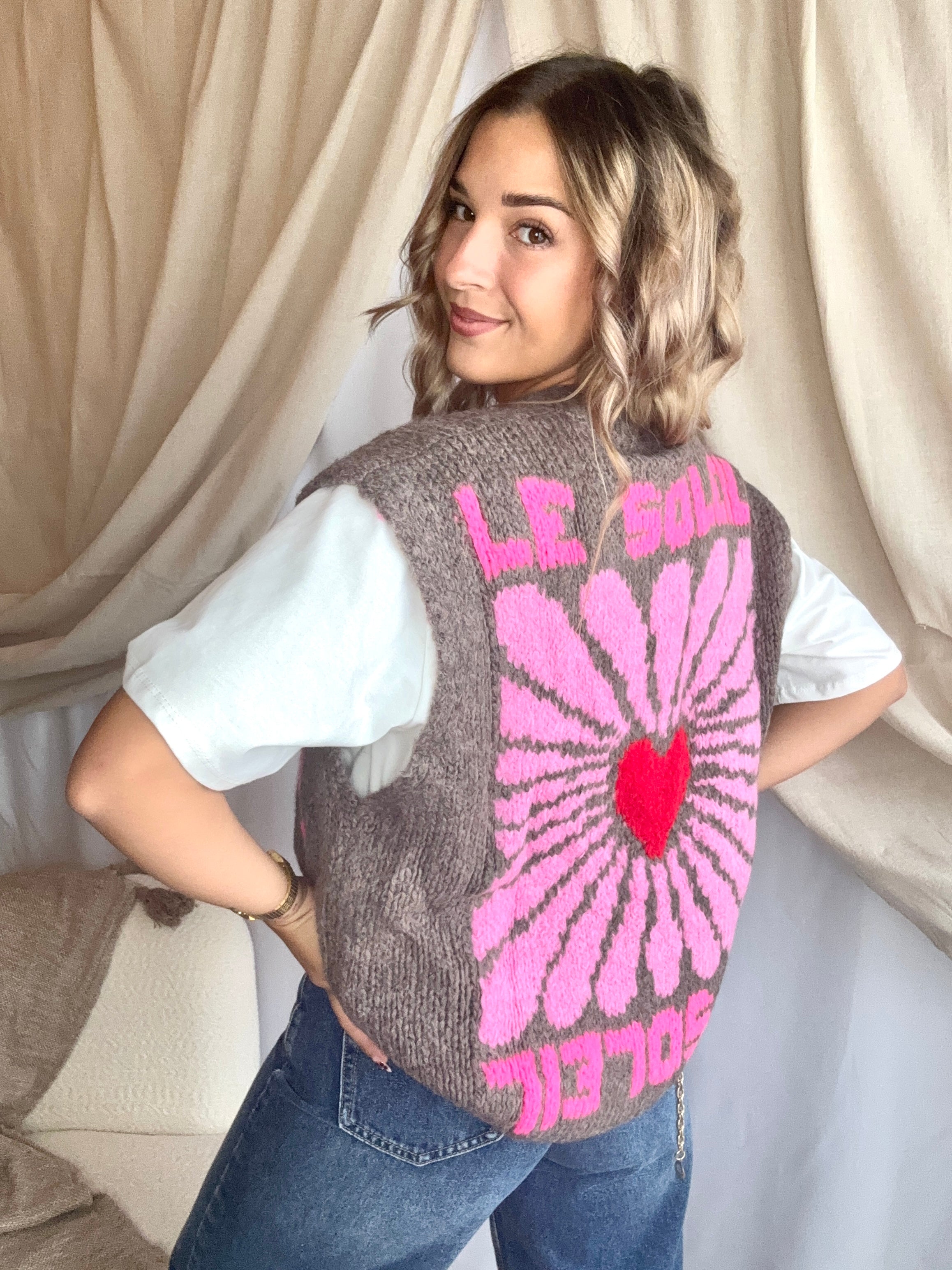 Gilet Soleil Taupe