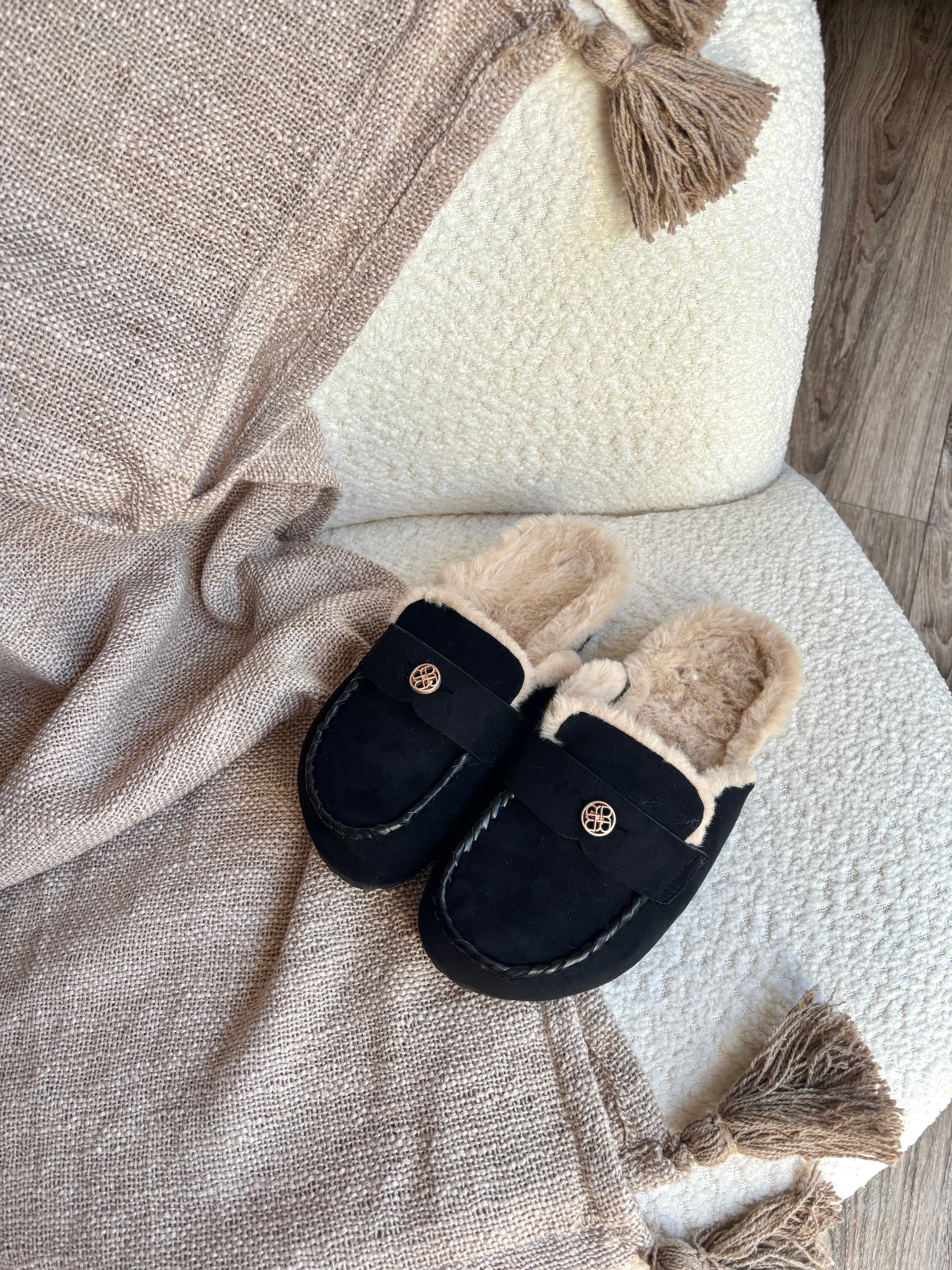 Mules Fausse Fourrure (taille grand)