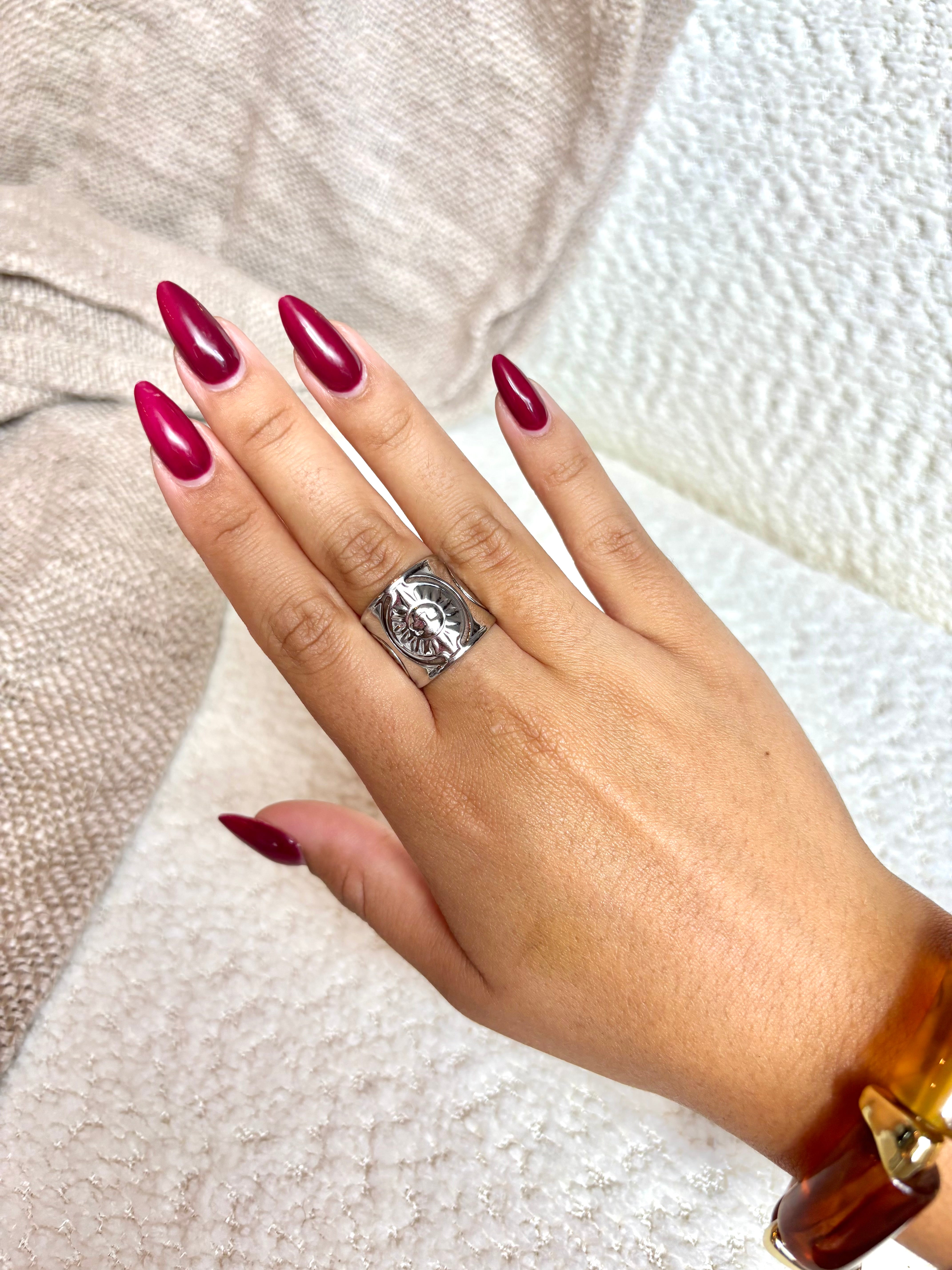 Bague Soleil Argent