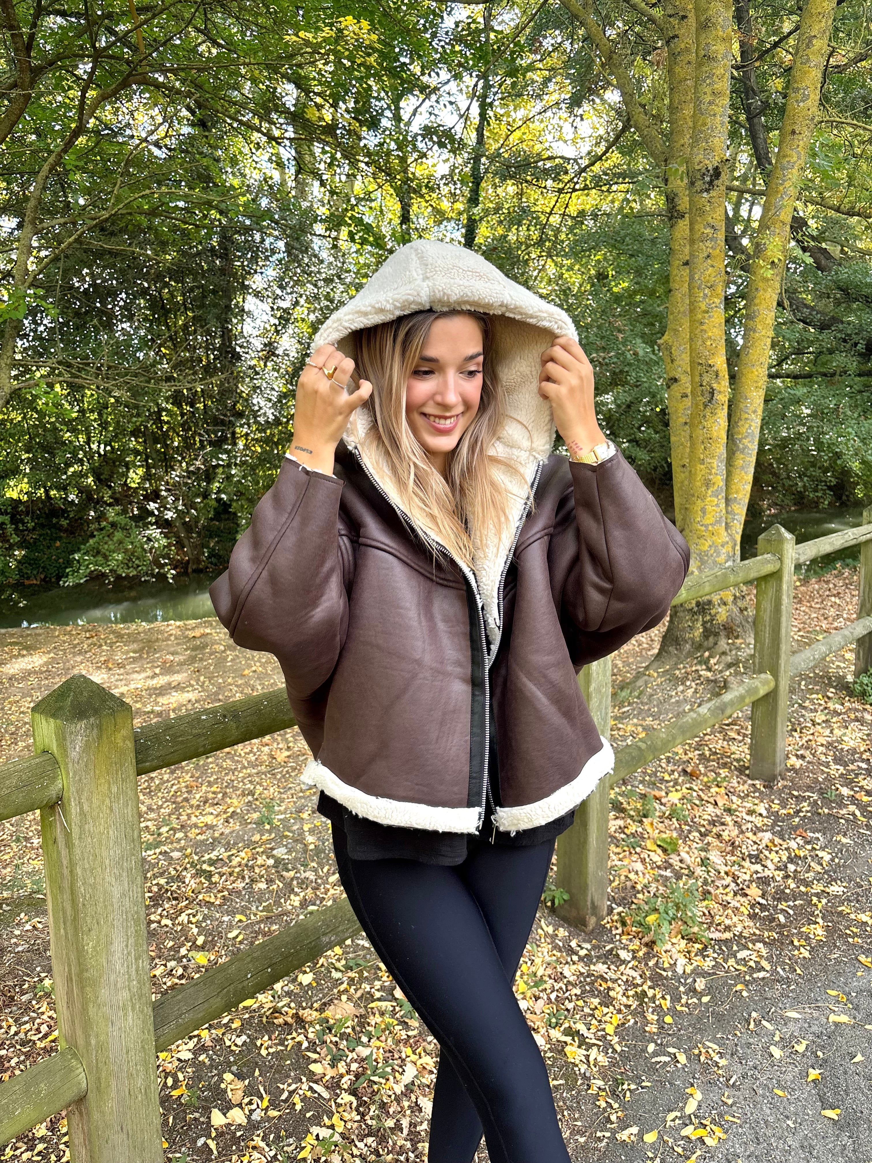 Blouson Aviateur Chocolat