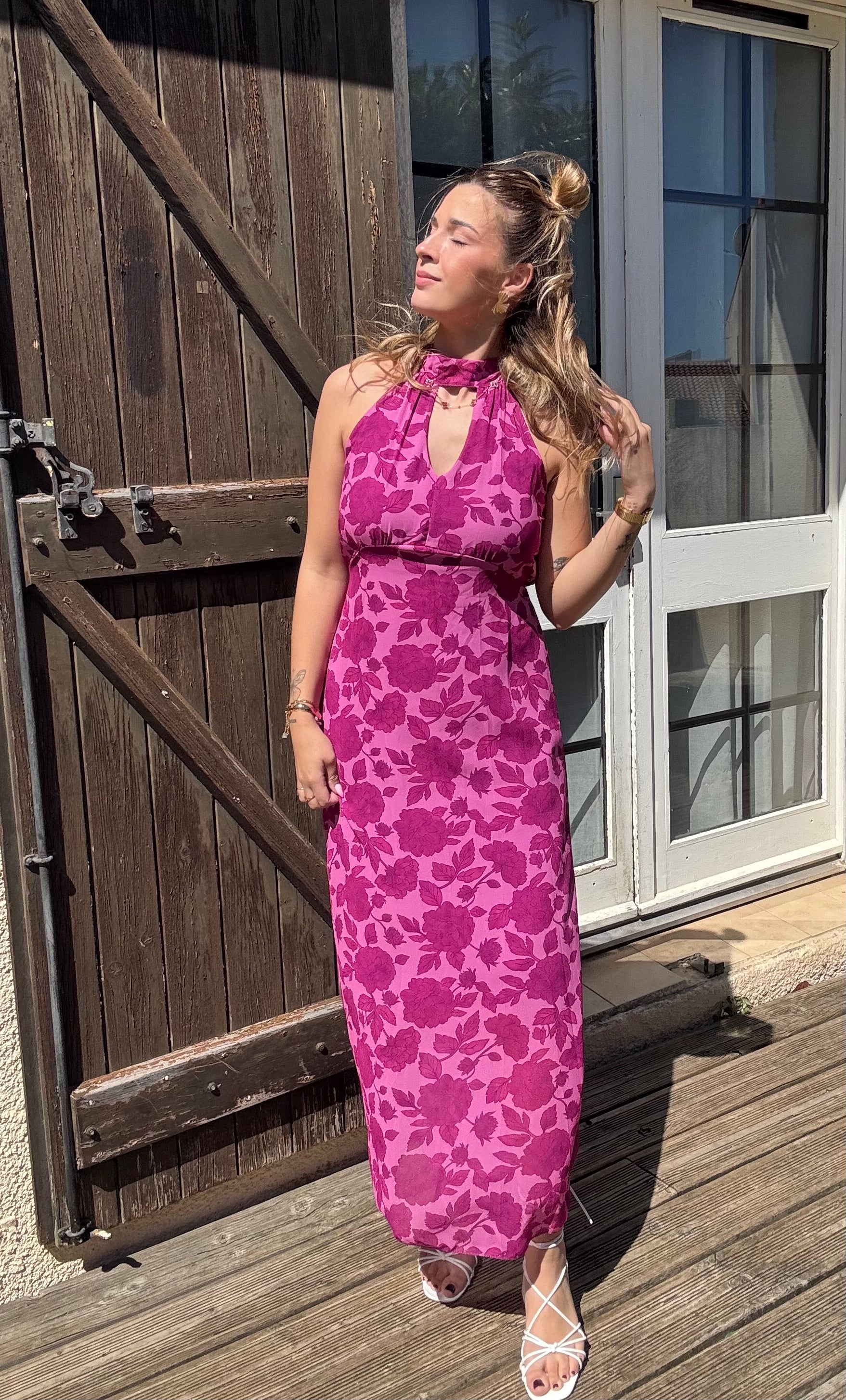 Robe Fleurs Violette