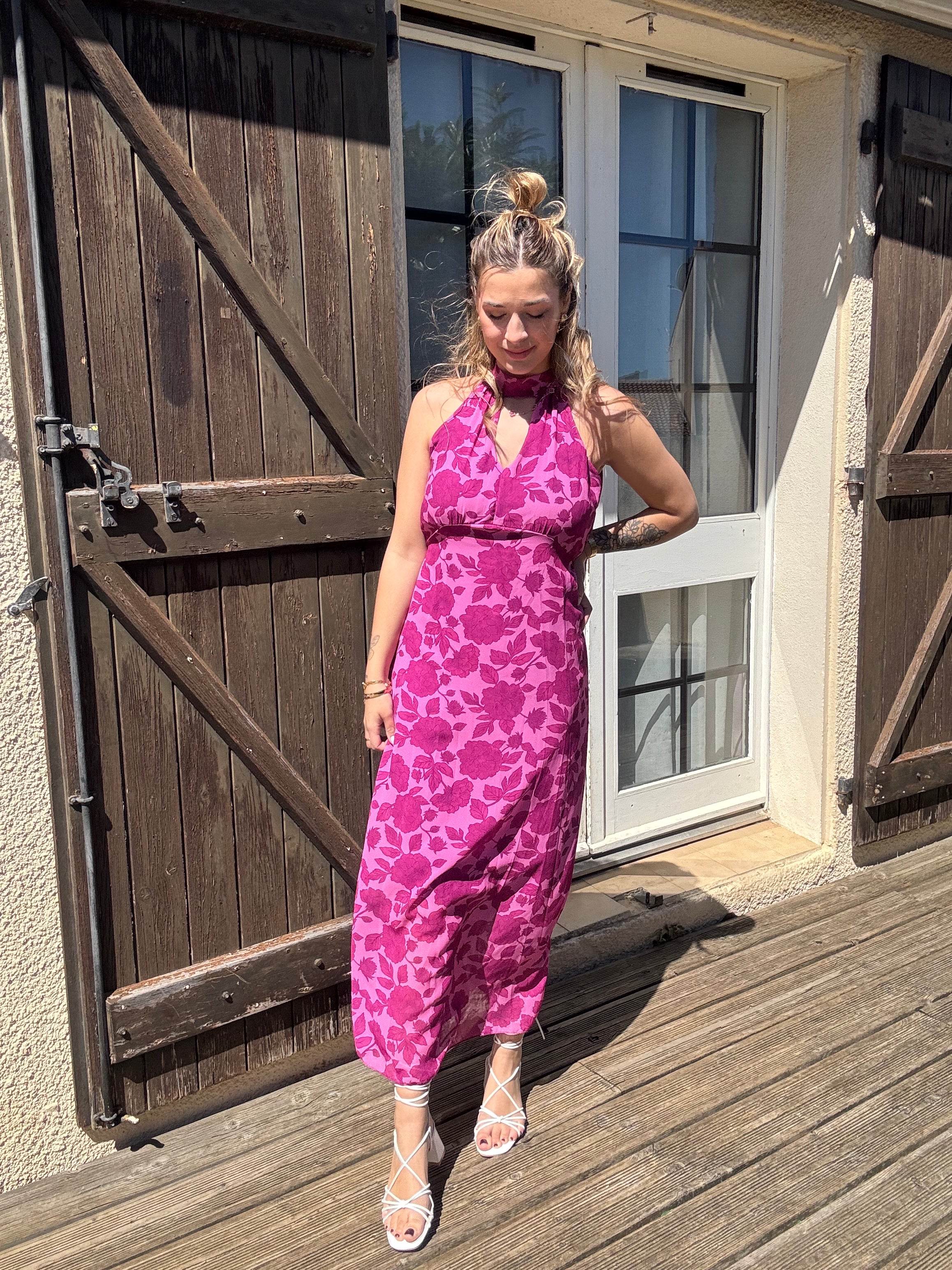 Robe Fleurs Violette