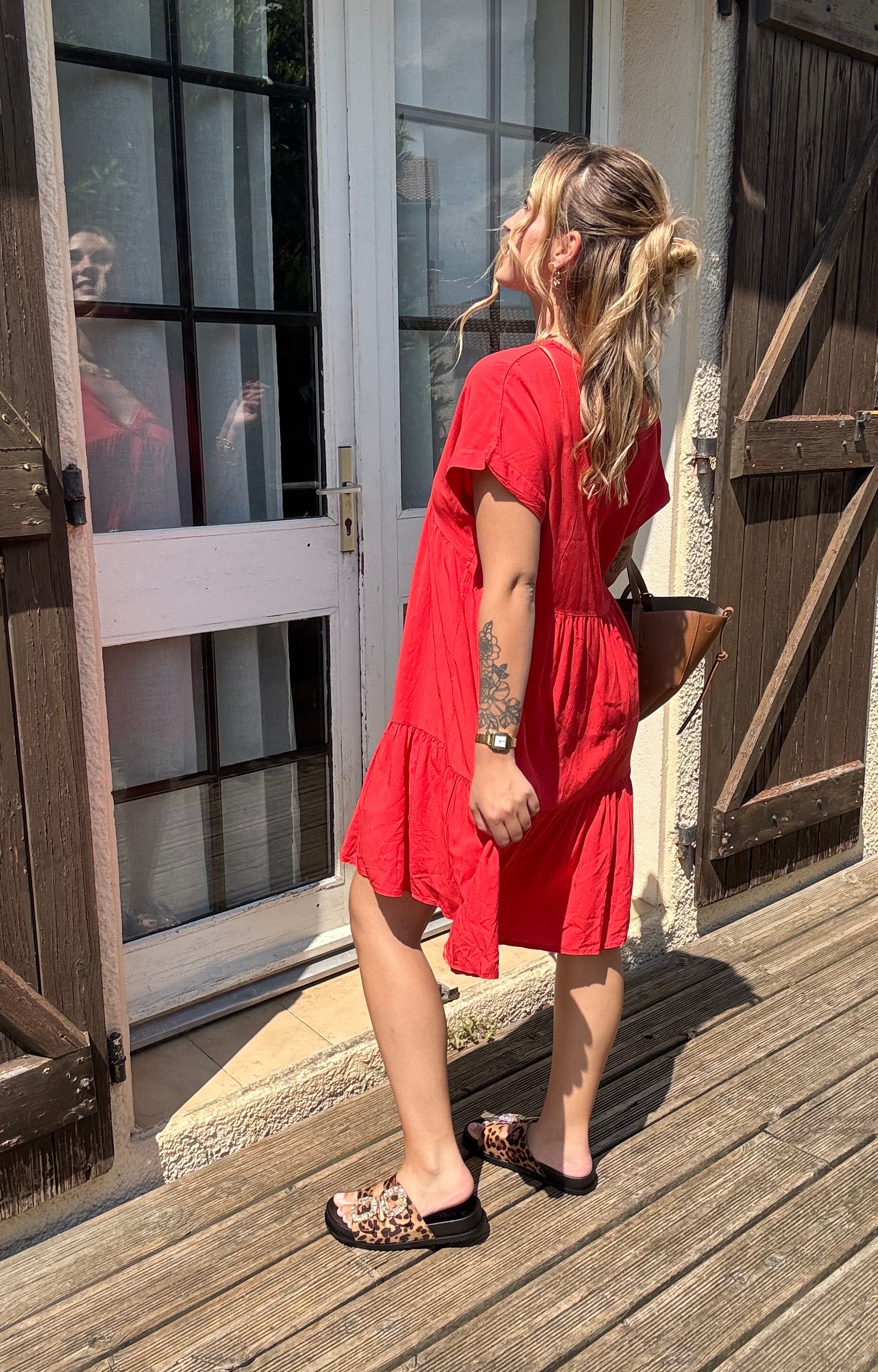 Robe Fluide Rouge