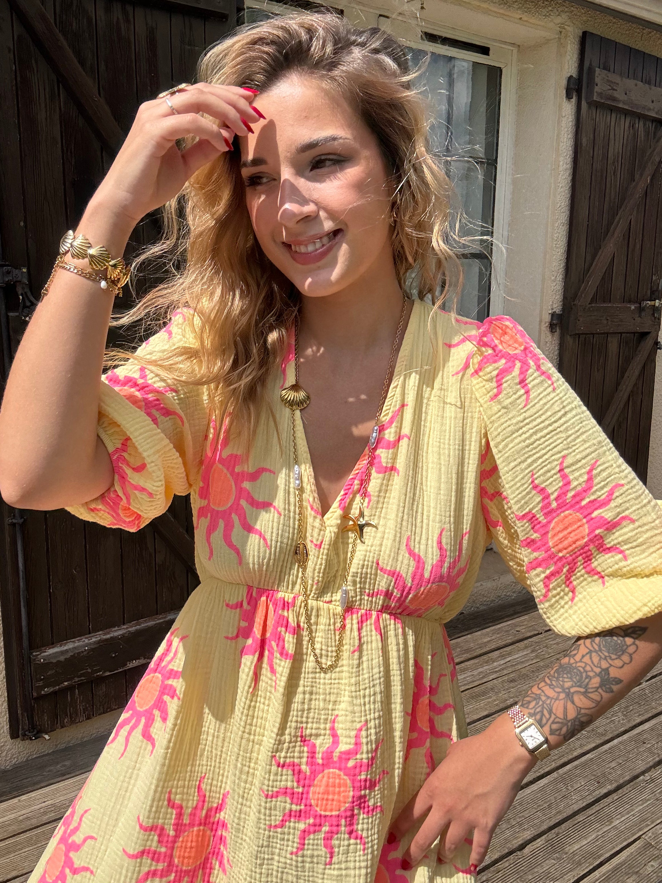 Robe Soleil Jaune