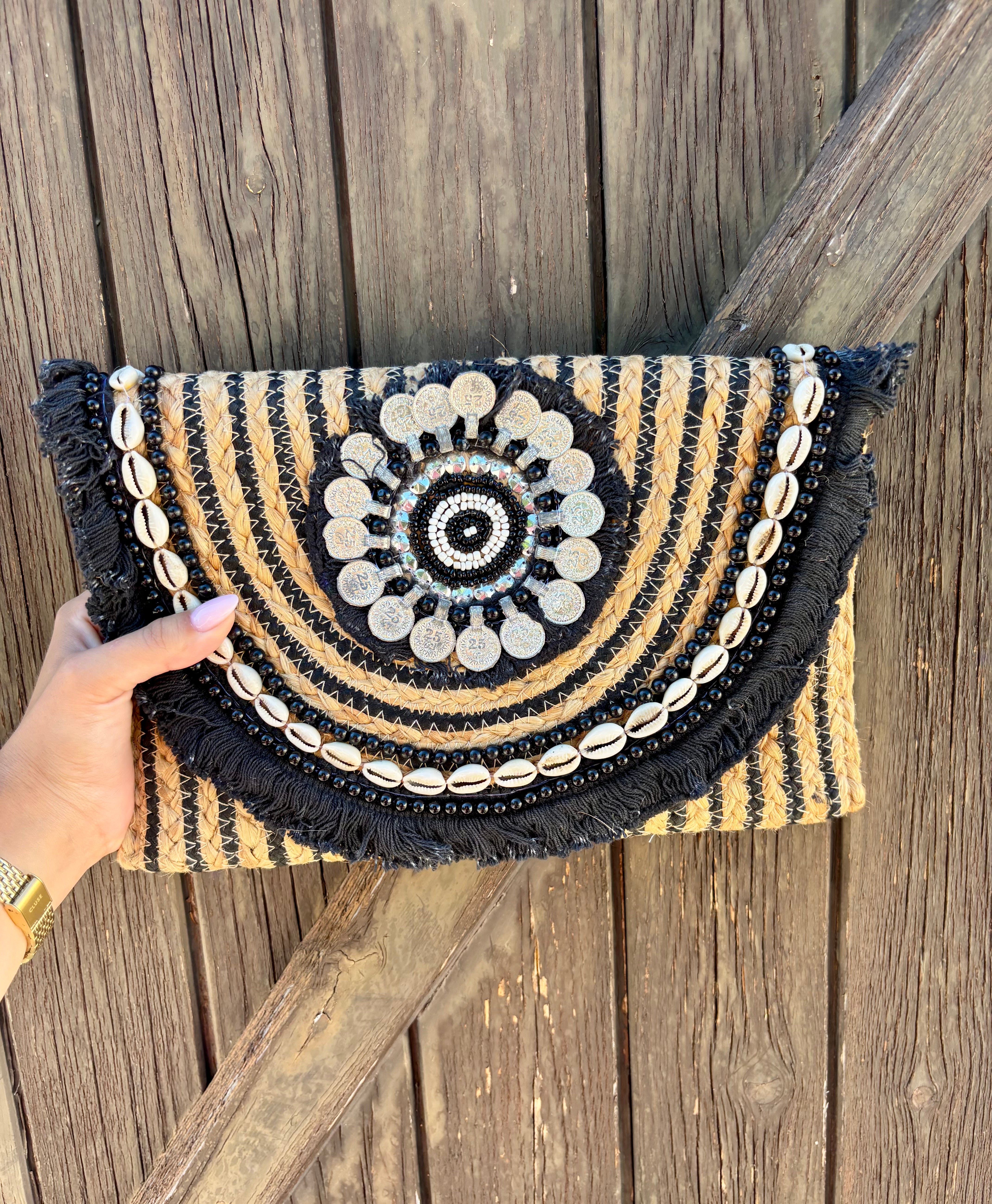 Sac Toile de Jute Noir