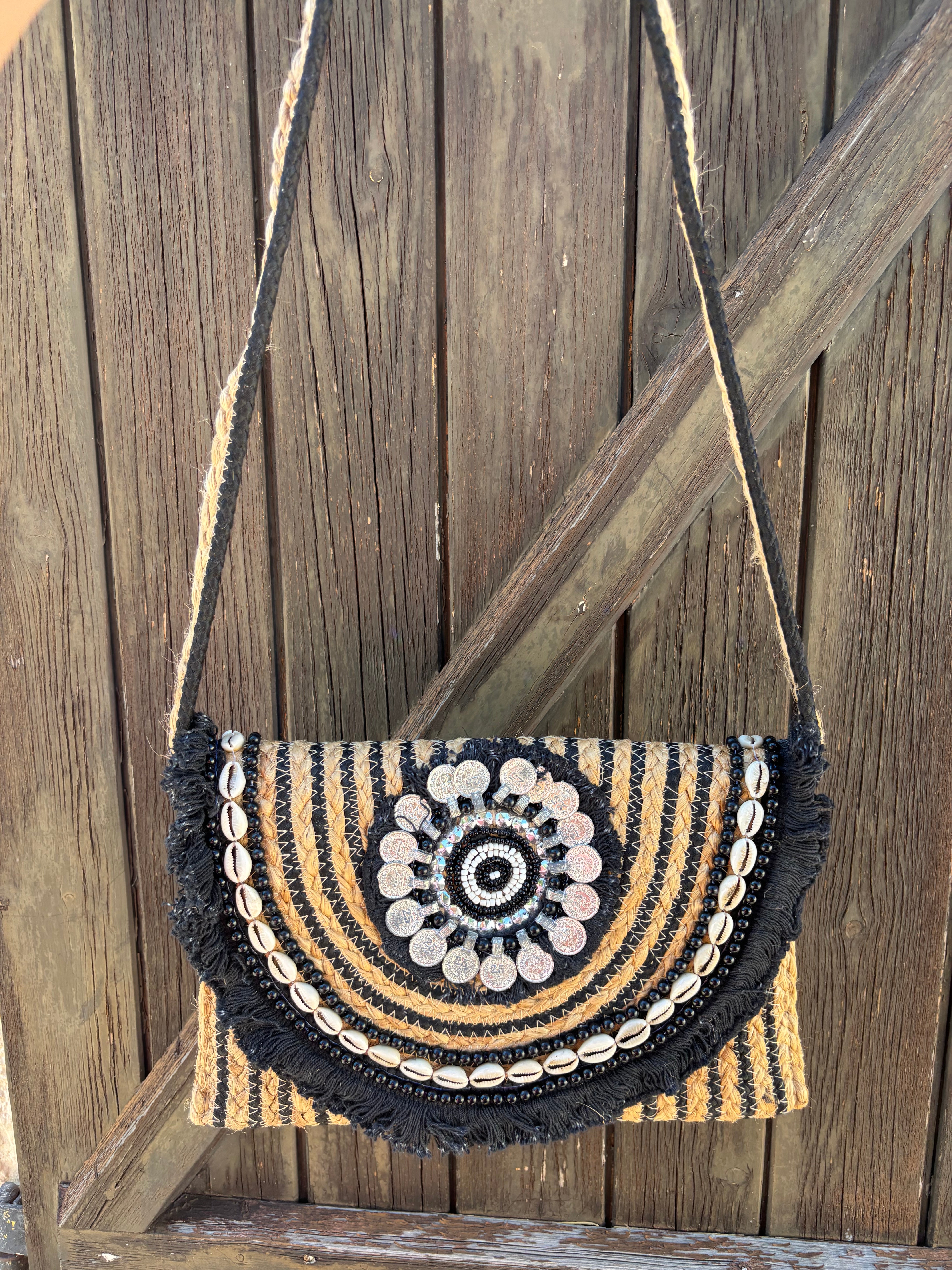 Sac Toile de Jute Noir
