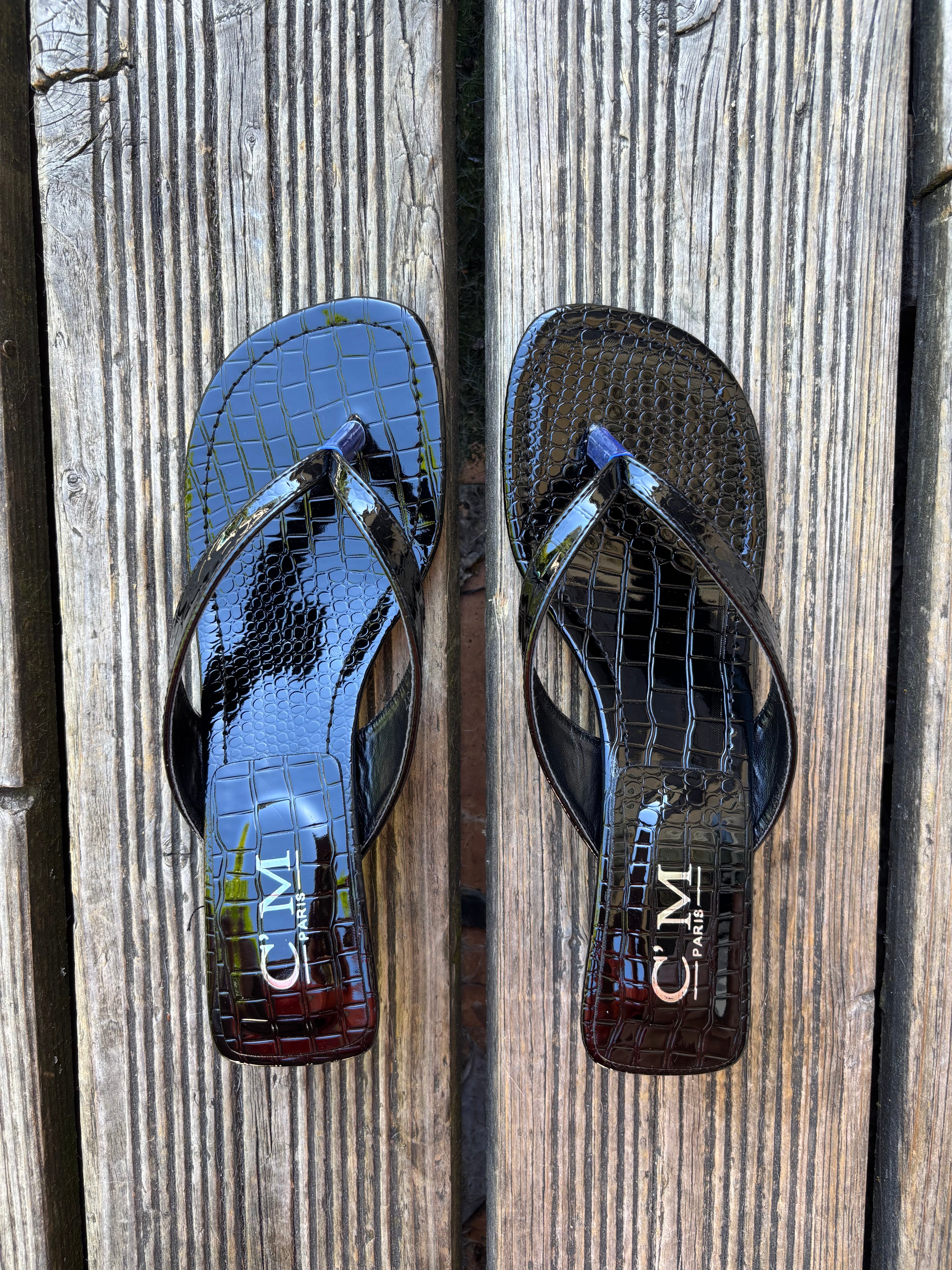 Sandales Talon Noir