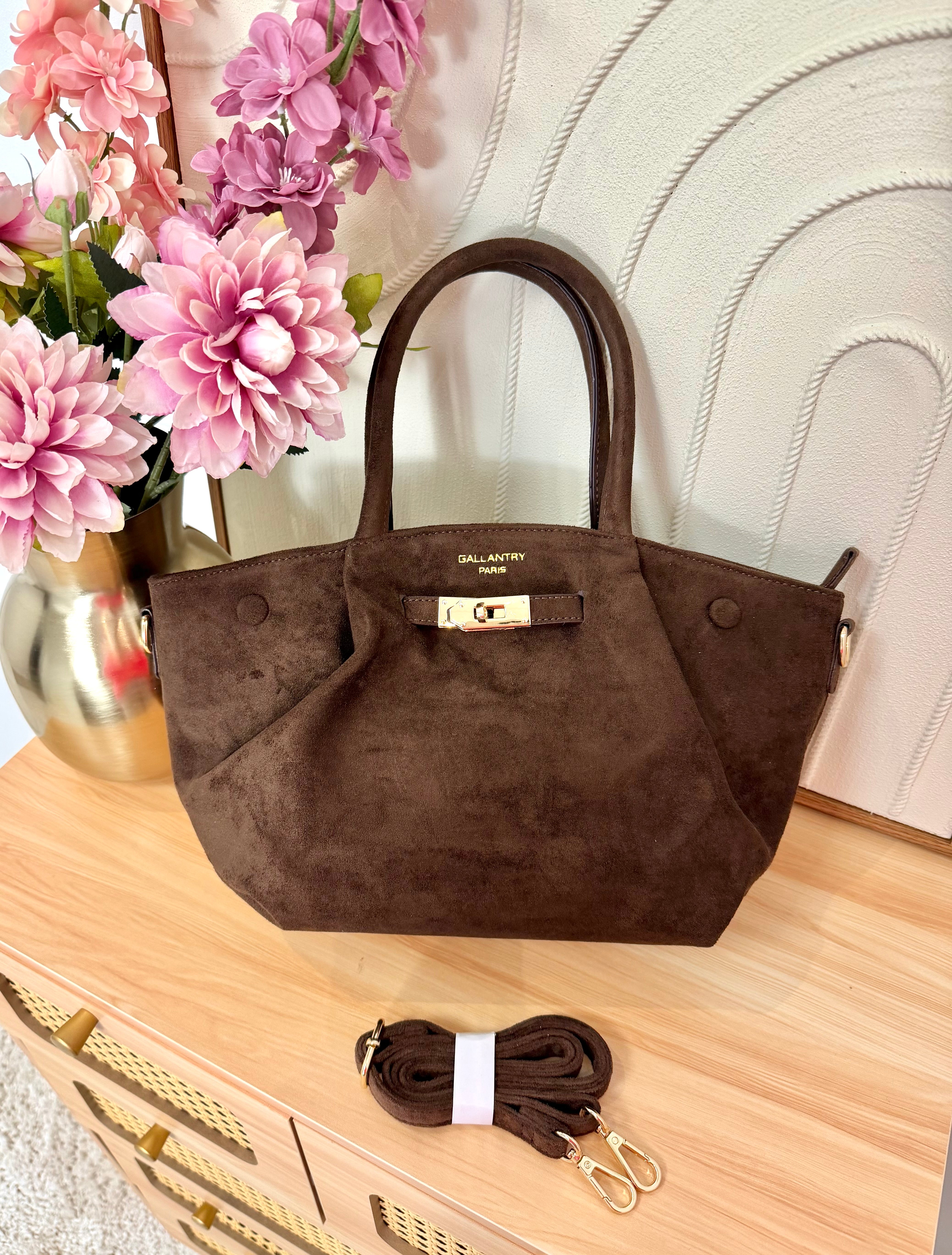 Sac Suède Chocolat